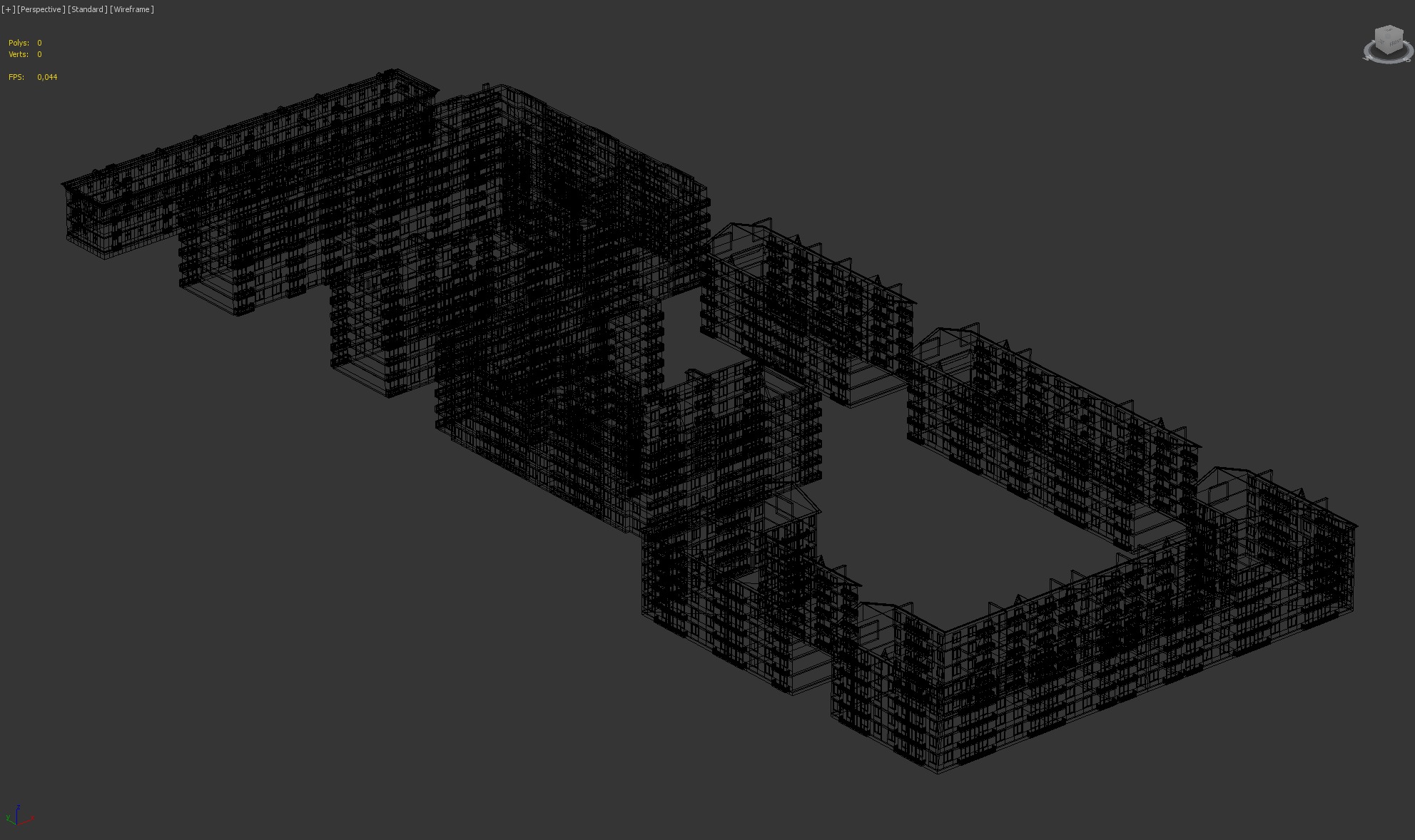 Red Roof Residential Complex 3D model_4