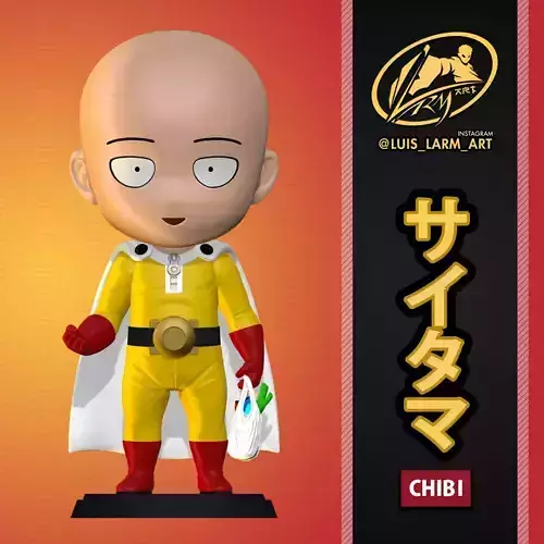 Saitama Chibi One Punch Man