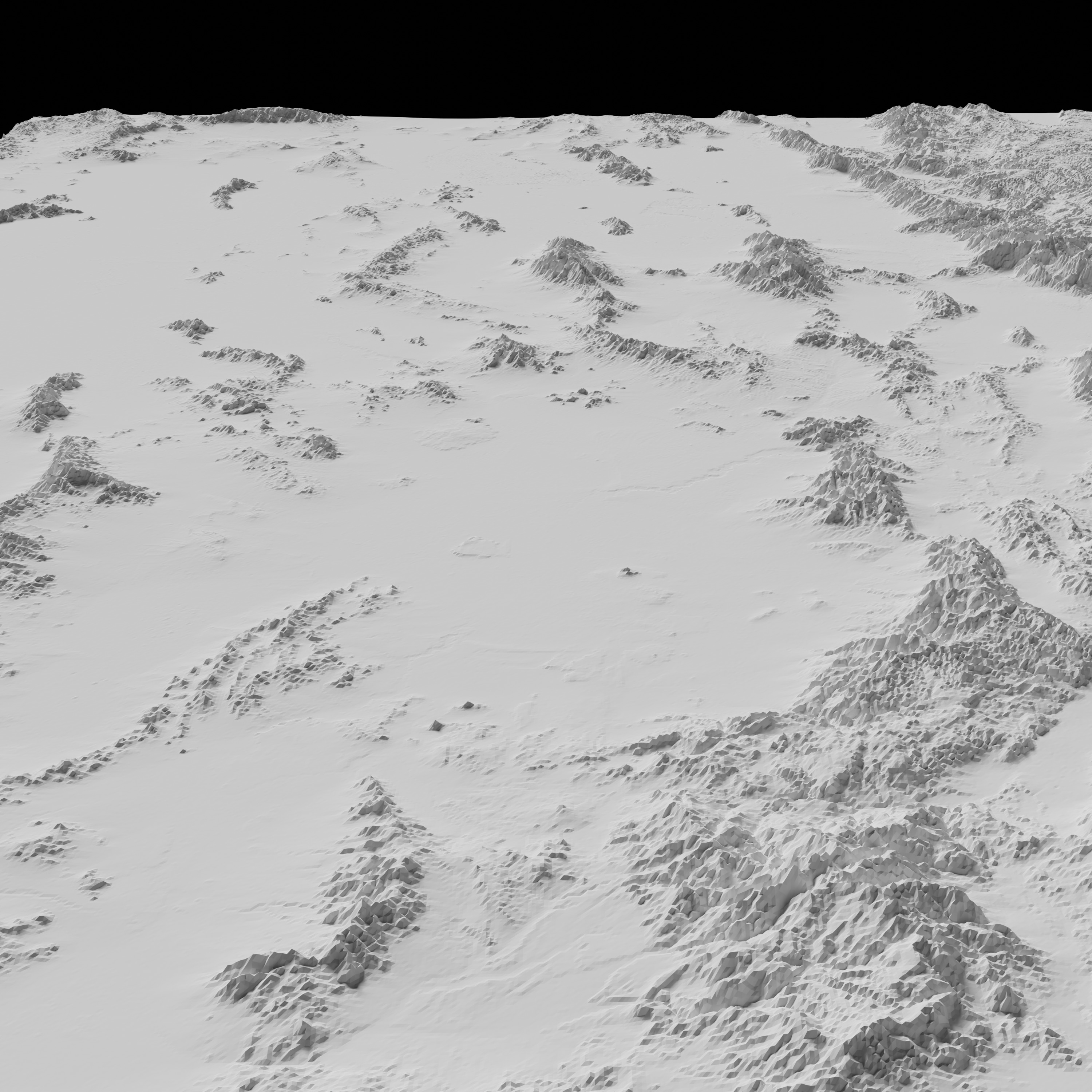 USA State of Utah Topographic Map - 3D Terrain Topography 3D print model_2