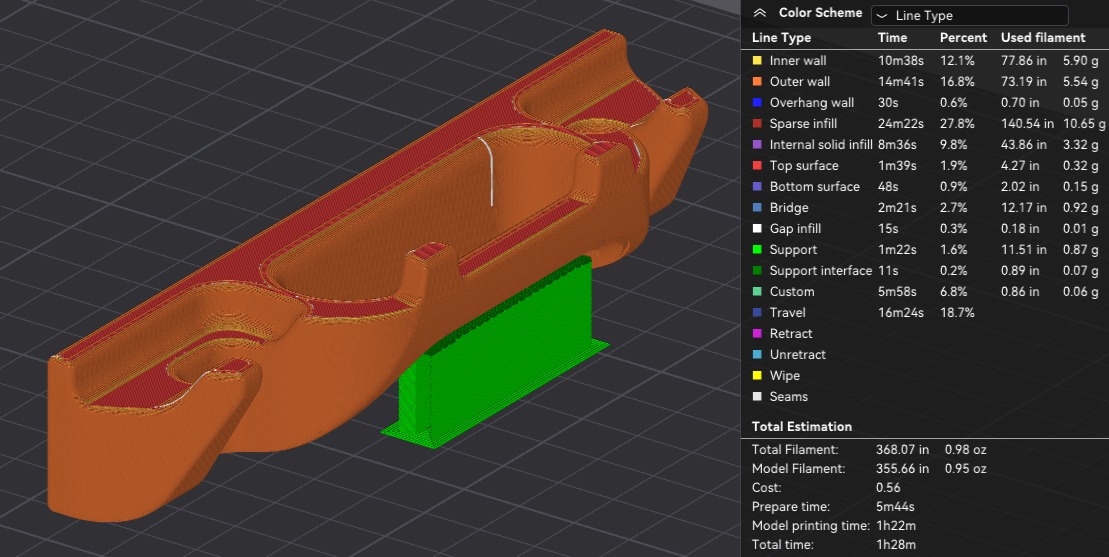 Toothbrush Toothpaste and Razor holder shower wall mount 3D print model_5