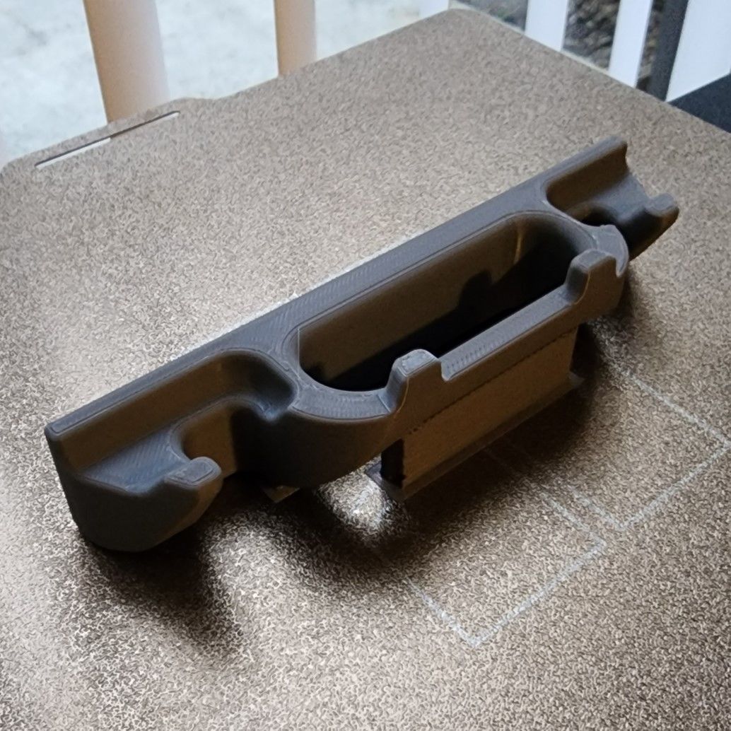 Toothbrush Toothpaste and Razor holder shower wall mount 3D print model_6