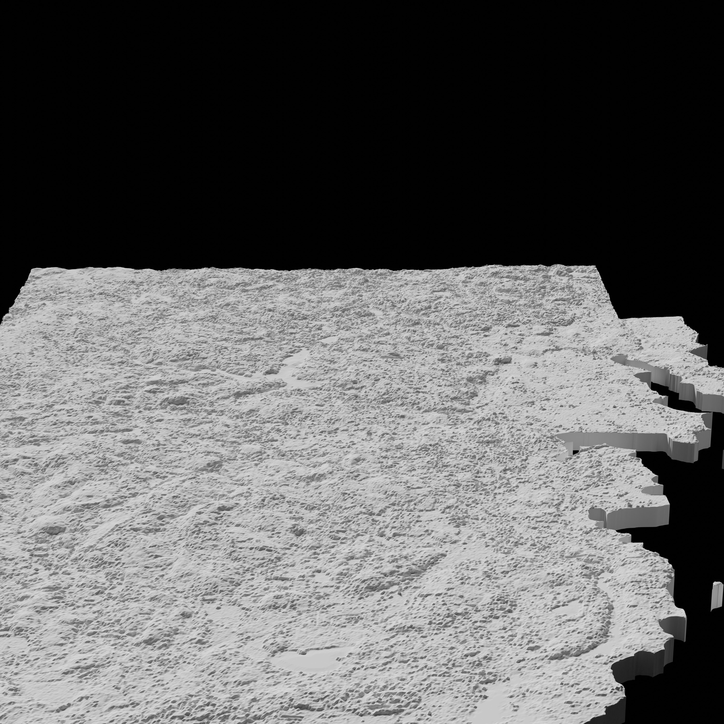 USA State of Rhode Island Topographic Map - 3D Terrain 3D print model_2