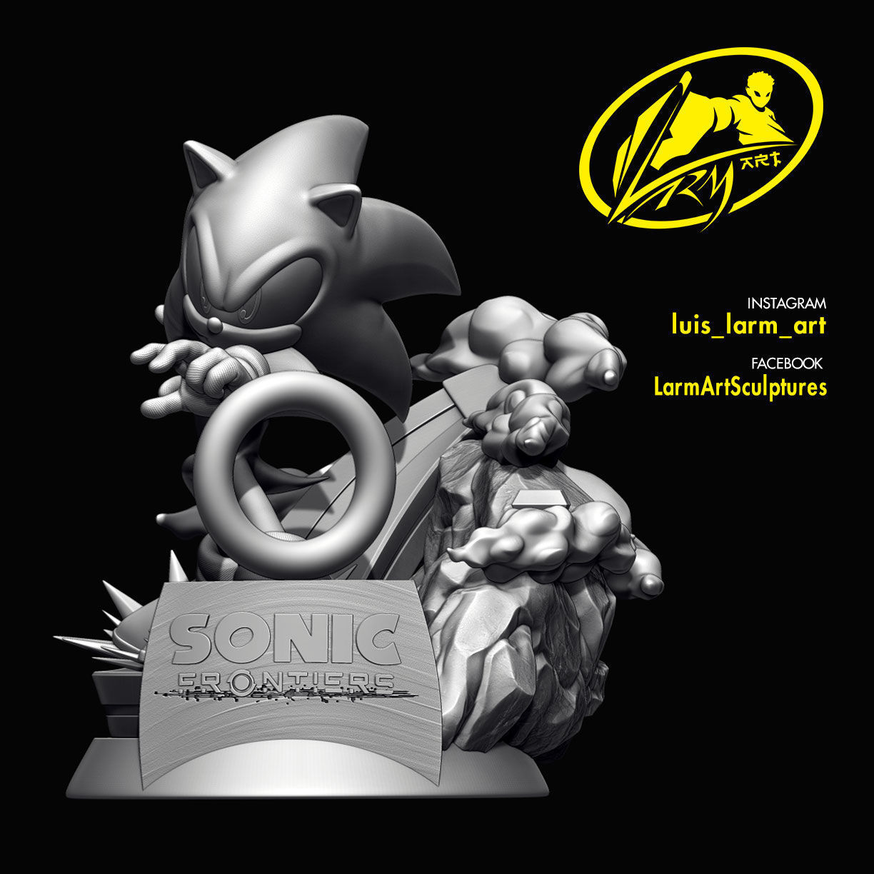 Sonic The Hedgehog 3D print model_5