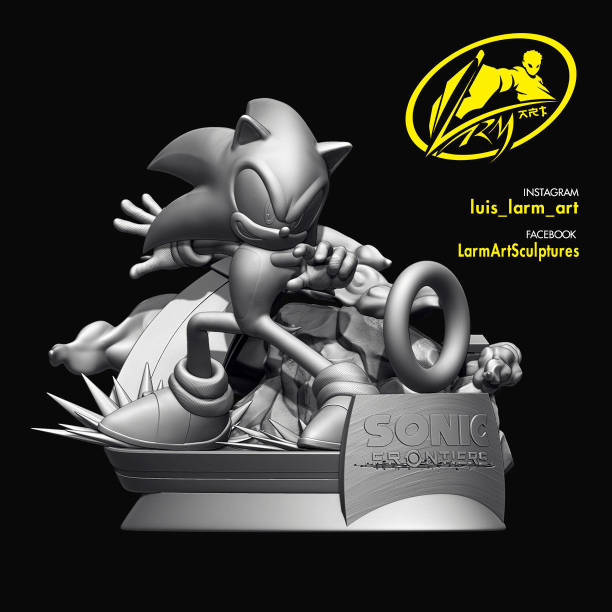 Sonic The Hedgehog 3D print model_6