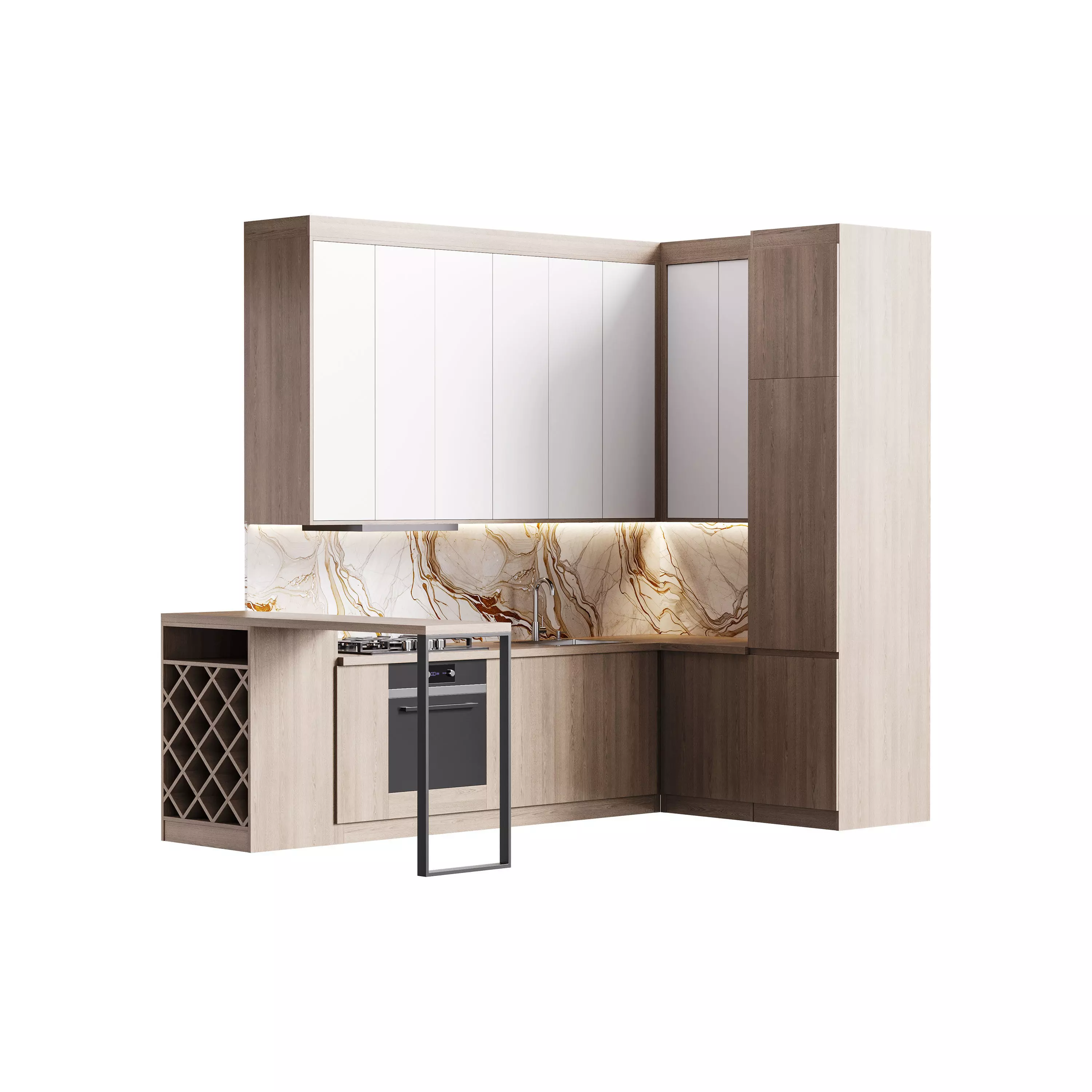 Modern kitchen 33 3D model