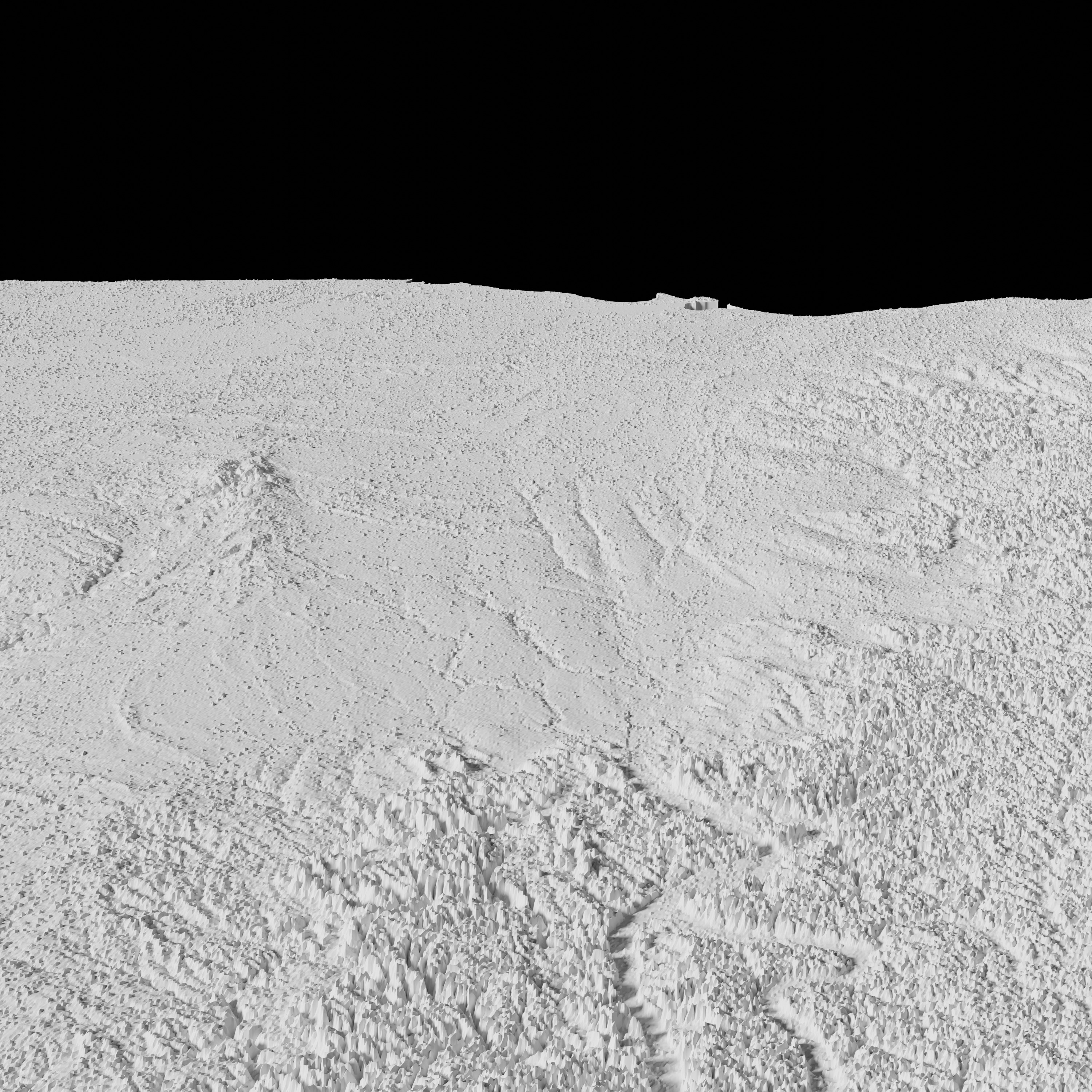 USA State of Ohio Topographic Map - 3D Terrain Topography 3D print model_2