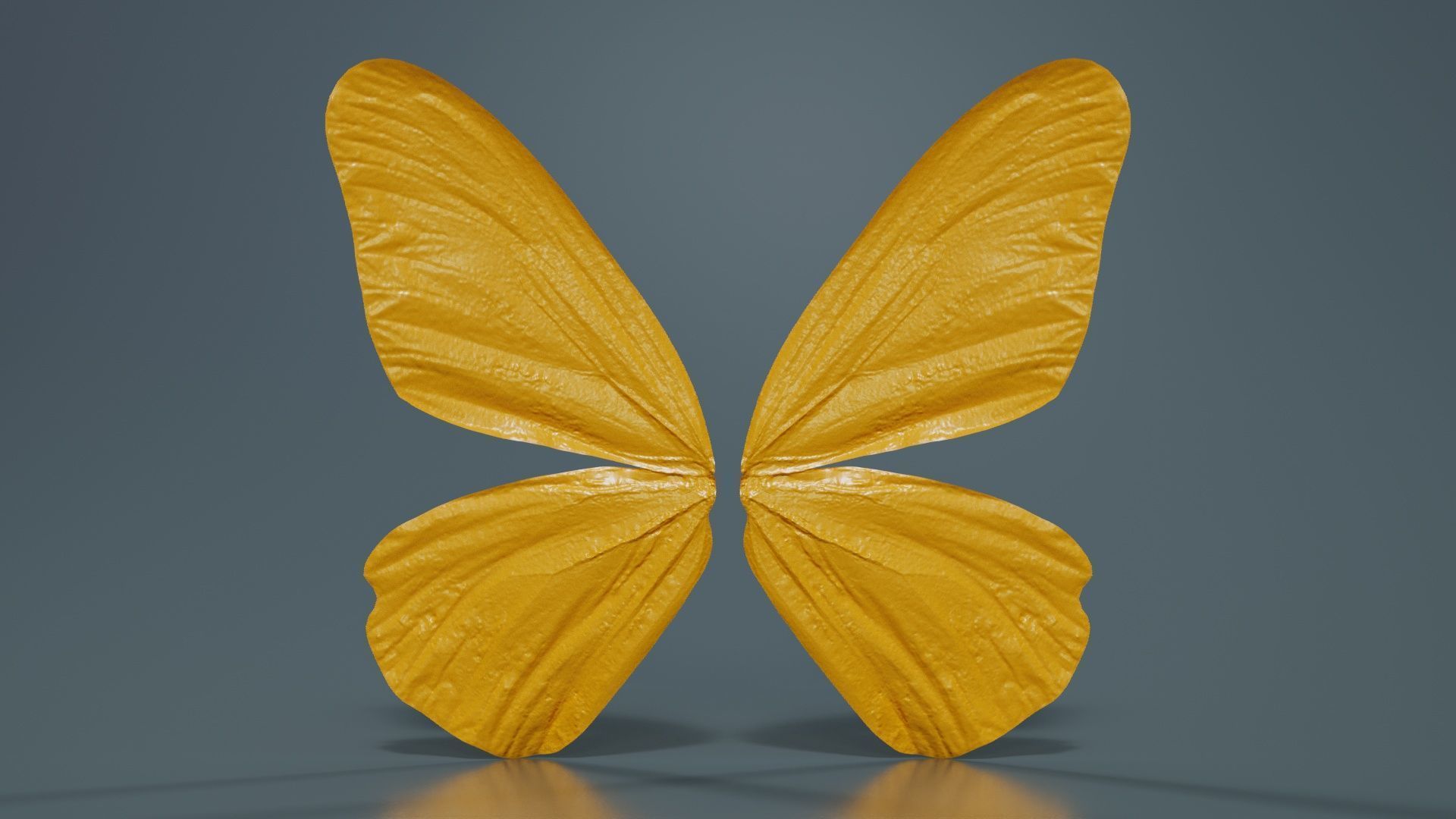 Common Rose Cethosia Biblis Low-poly 3D model_12