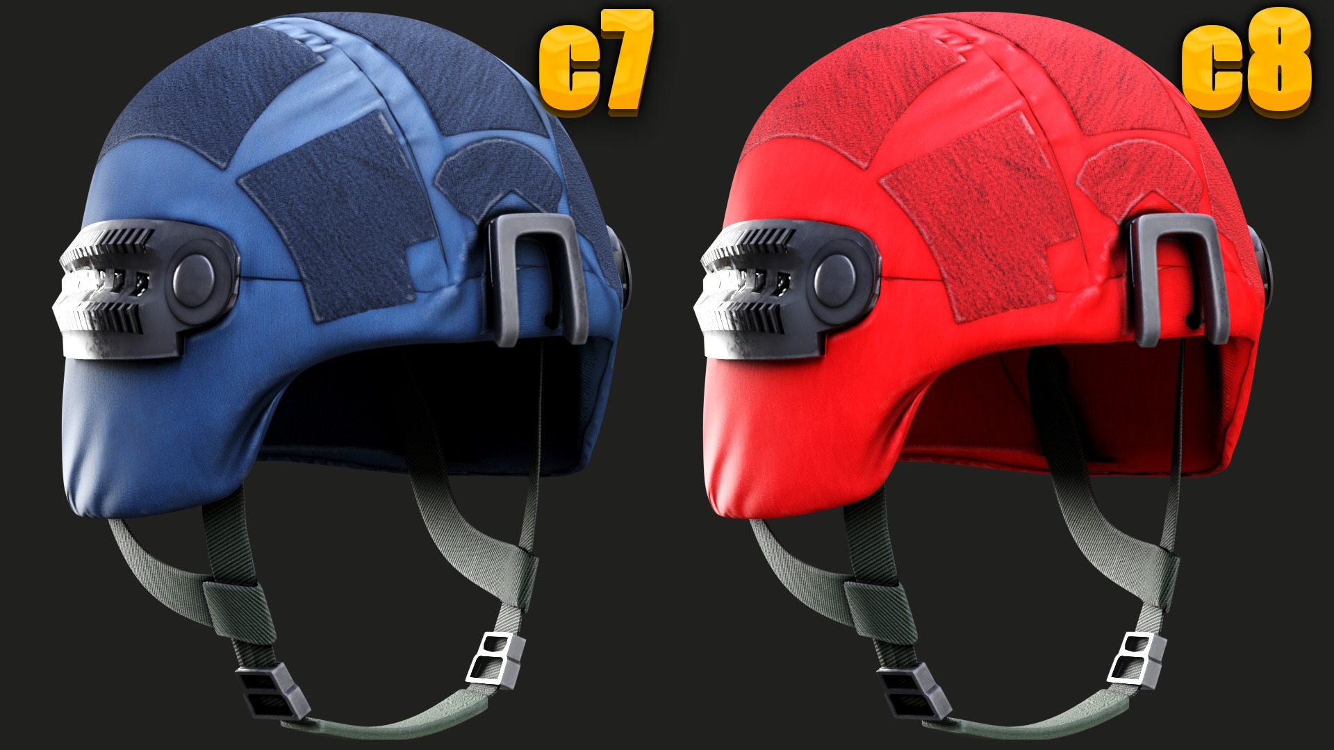 Helmet  of Austrian Armed Forces Bundesheer Military gta ready  Low-poly 3D model_15