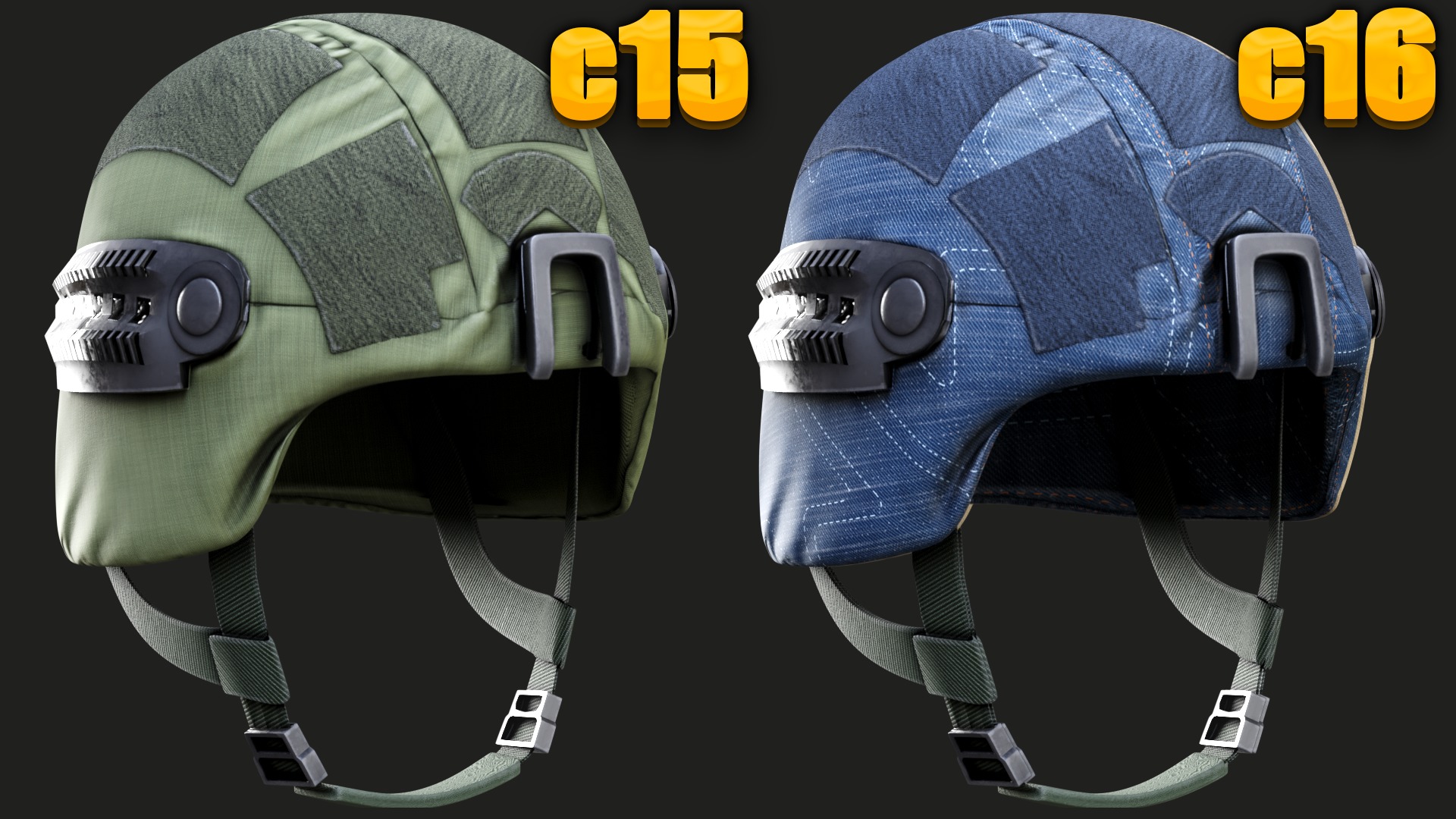 Helmet  of Austrian Armed Forces Bundesheer Military gta ready  Low-poly 3D model_11