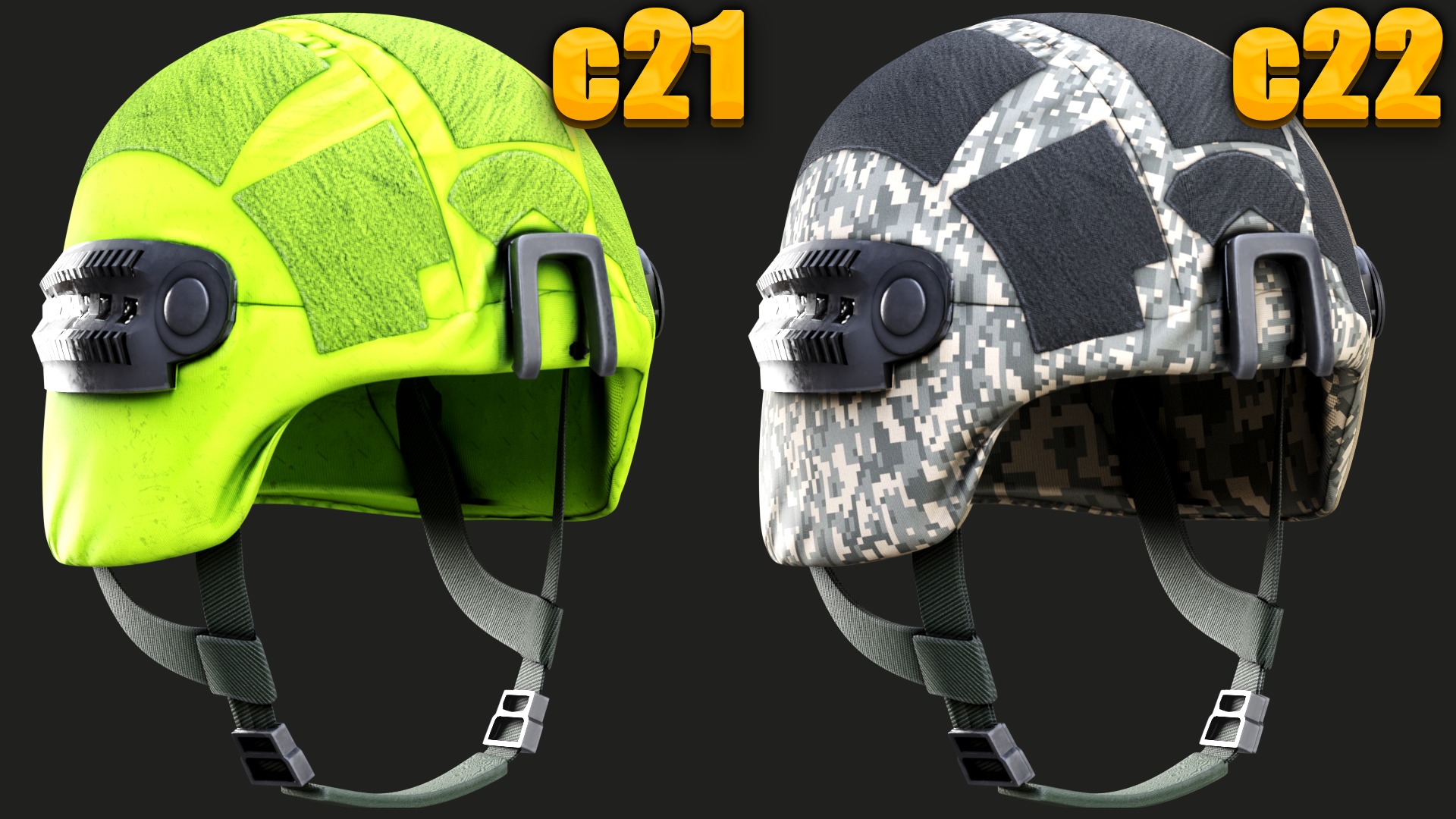Helmet  of Austrian Armed Forces Bundesheer Military gta ready  Low-poly 3D model_19