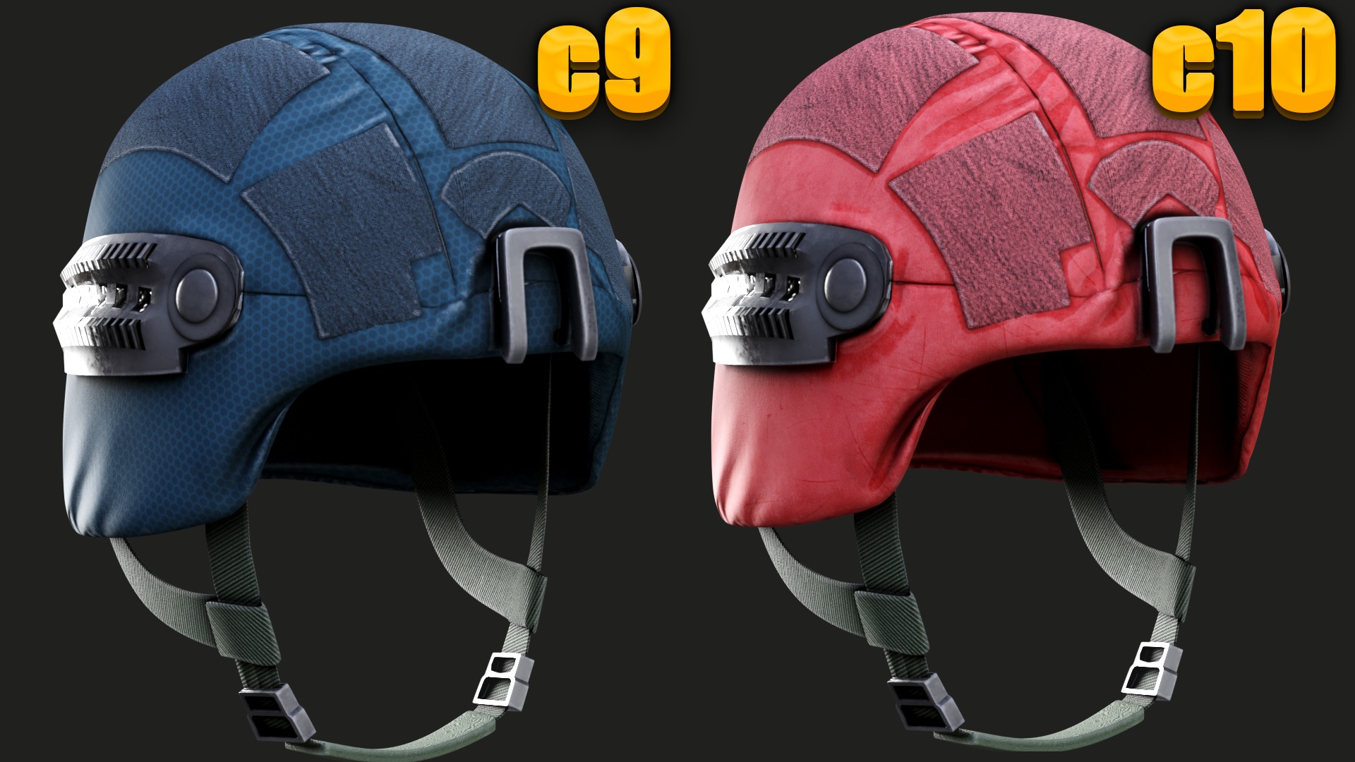 Helmet  of Austrian Armed Forces Bundesheer Military gta ready  Low-poly 3D model_7