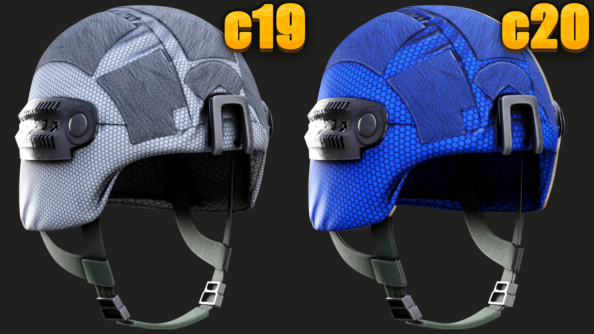 Helmet  of Austrian Armed Forces Bundesheer Military gta ready  Low-poly 3D model_18