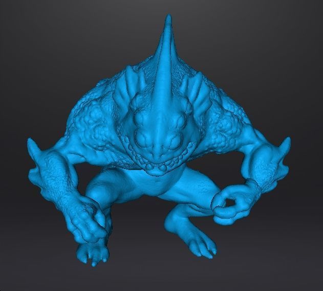 LOVECRAFT DEEP ONE MINIATURE MODEL FIGURE FANTASY HORROR RPG DND 3D print model_11