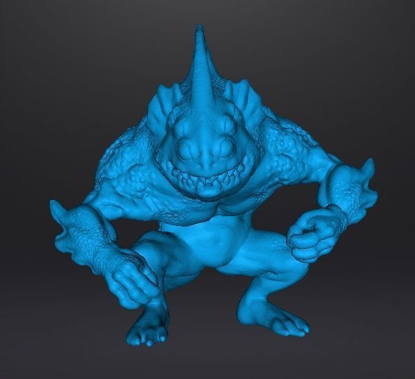 LOVECRAFT DEEP ONE MINIATURE MODEL FIGURE FANTASY HORROR RPG DND 3D print model_8