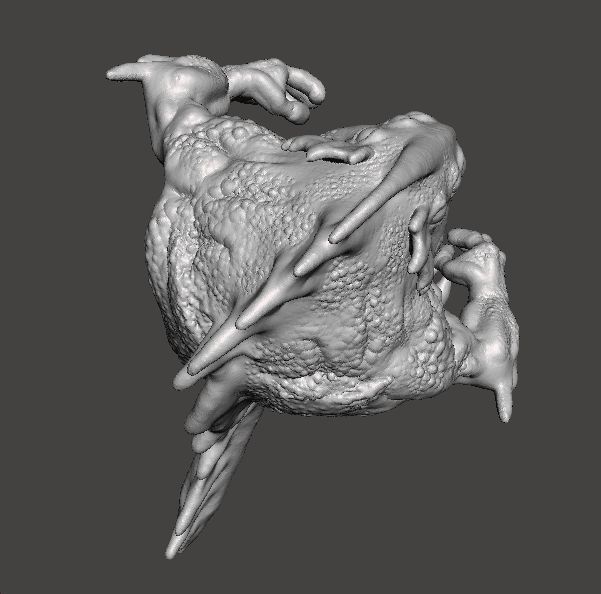 LOVECRAFT DEEP ONE MINIATURE MODEL FIGURE FANTASY HORROR RPG DND 3D print model_6