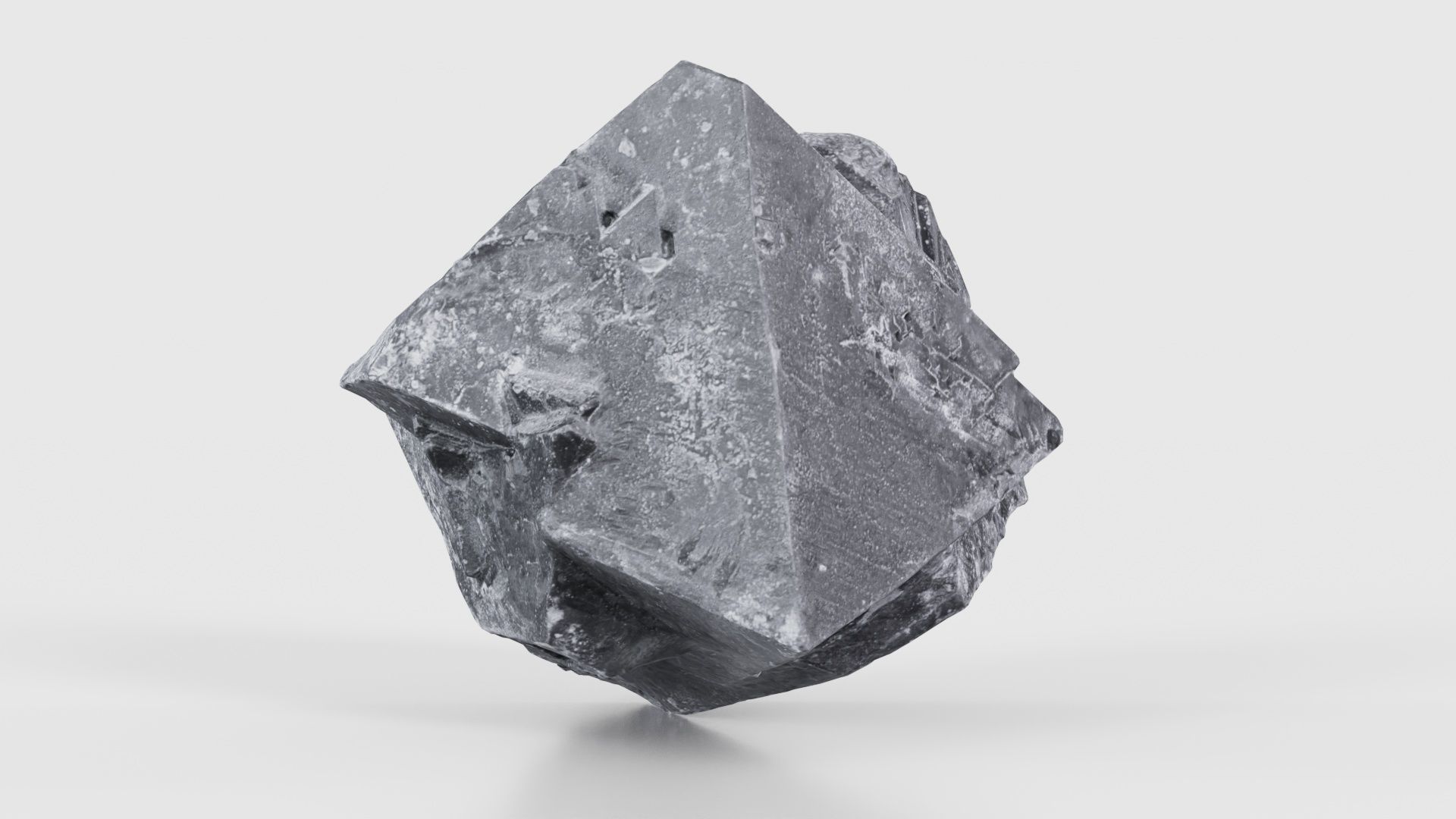 Black Salt Crystal 01 Low-poly 3D model_23