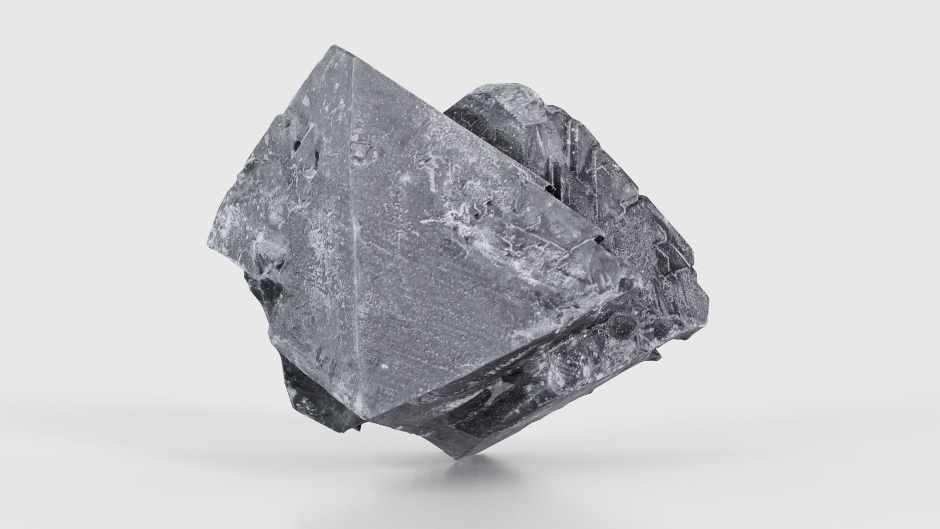Black Salt Crystal 01 Low-poly 3D model_22