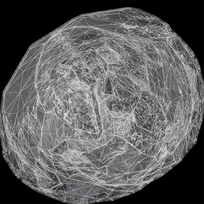 Black Salt Crystal 01 Low-poly 3D model_14