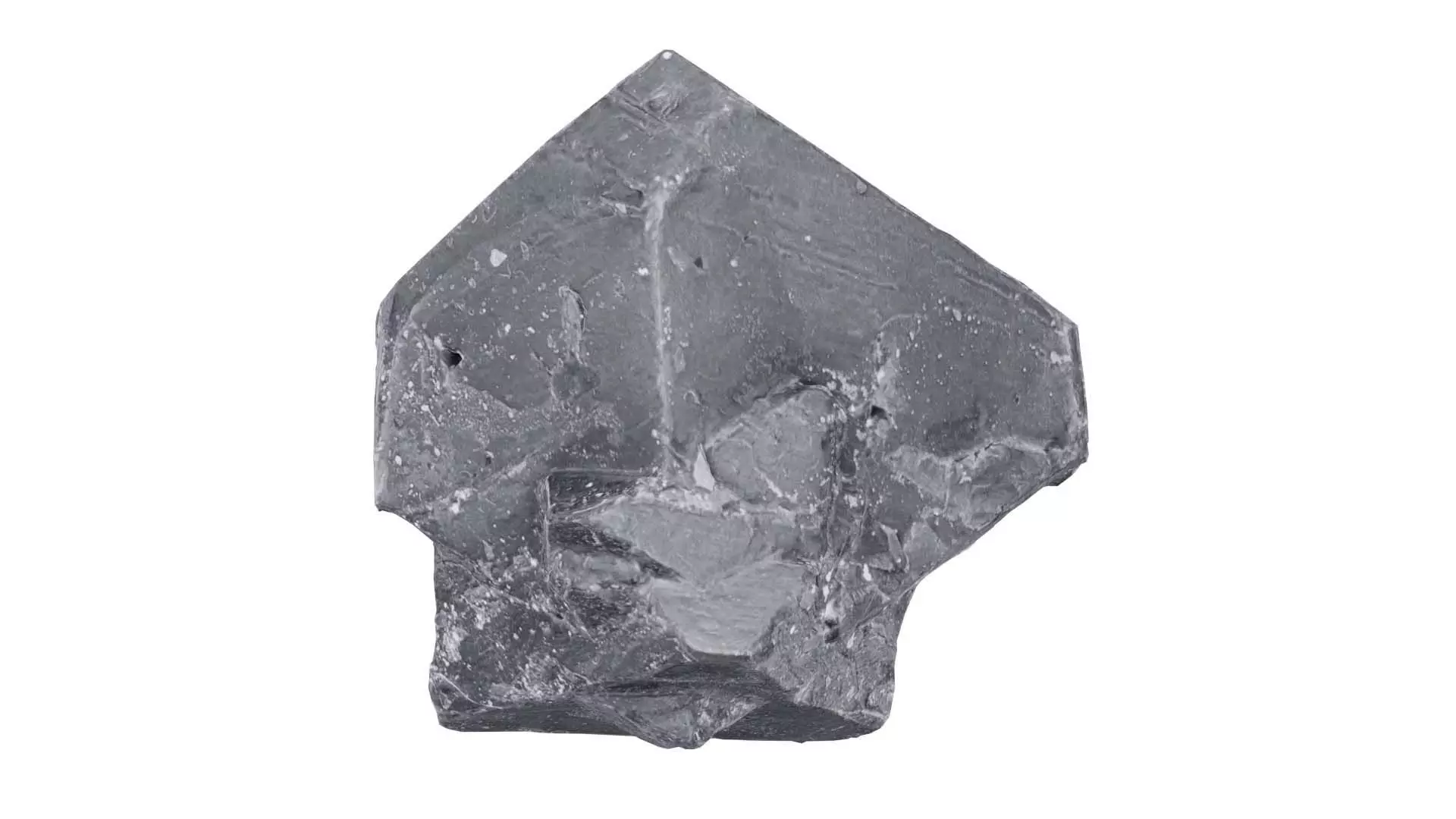Black Salt Crystal 02 Low-poly 3D model