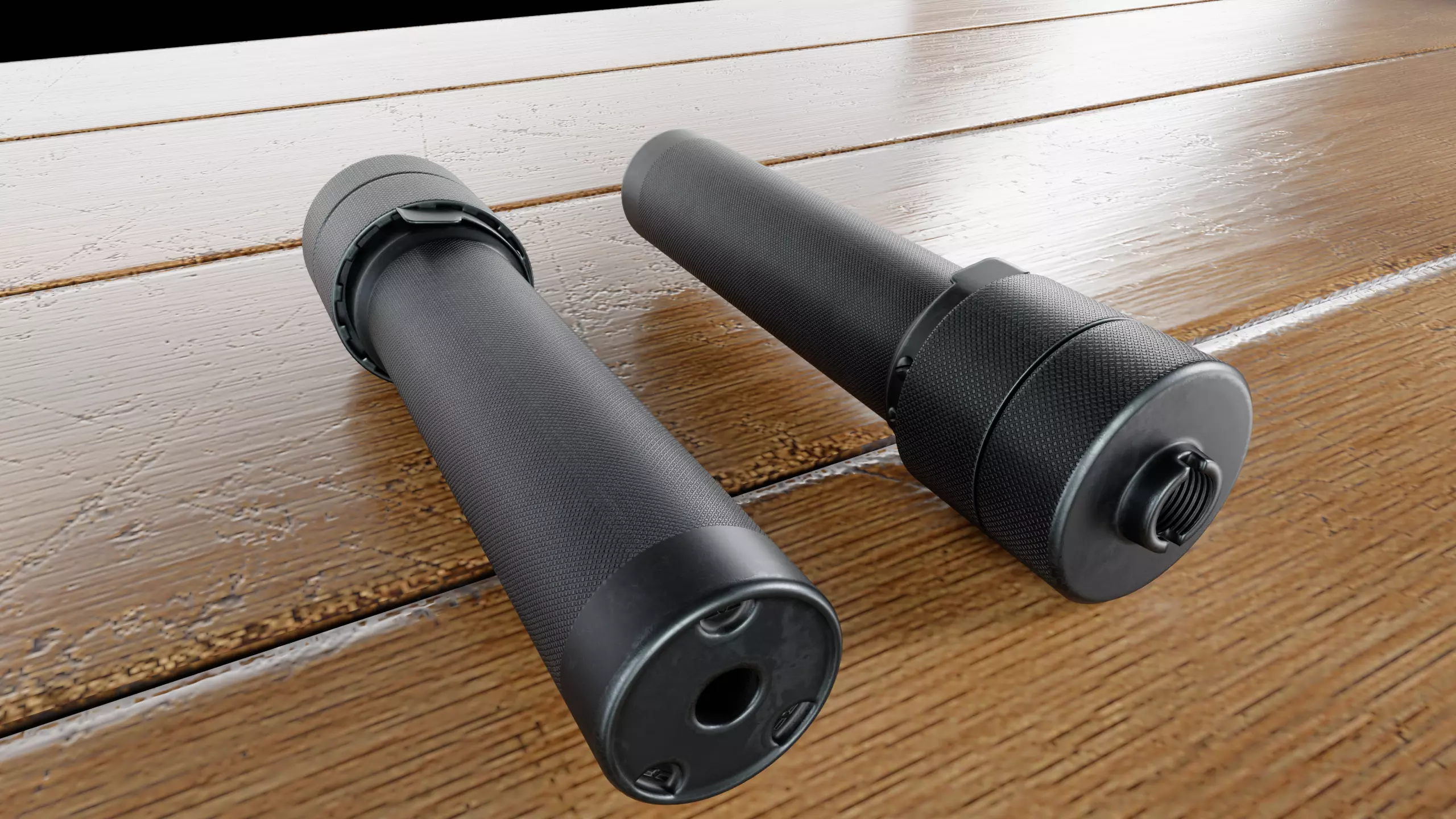 Suppressor AK PBS-1 Low-poly 3D model_0