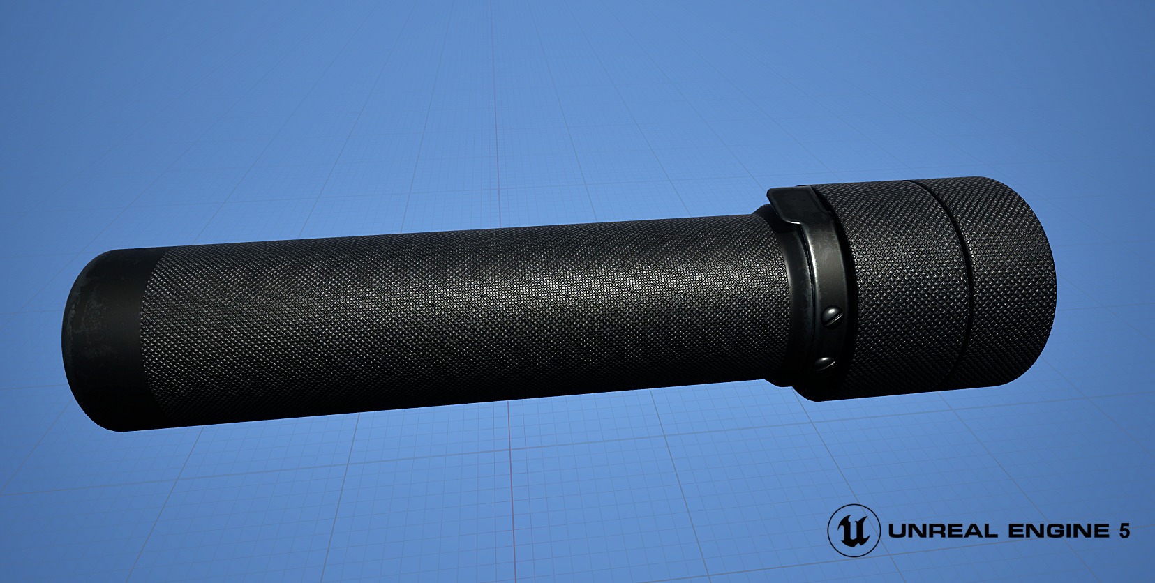 Suppressor AK PBS-1 Low-poly 3D model_10