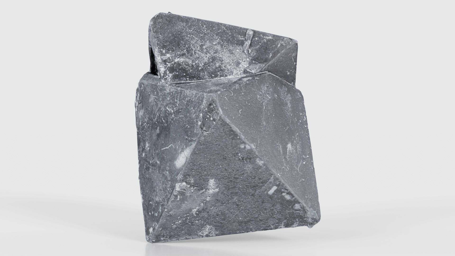 Black Salt Crystal 03 Low-poly 3D model_16