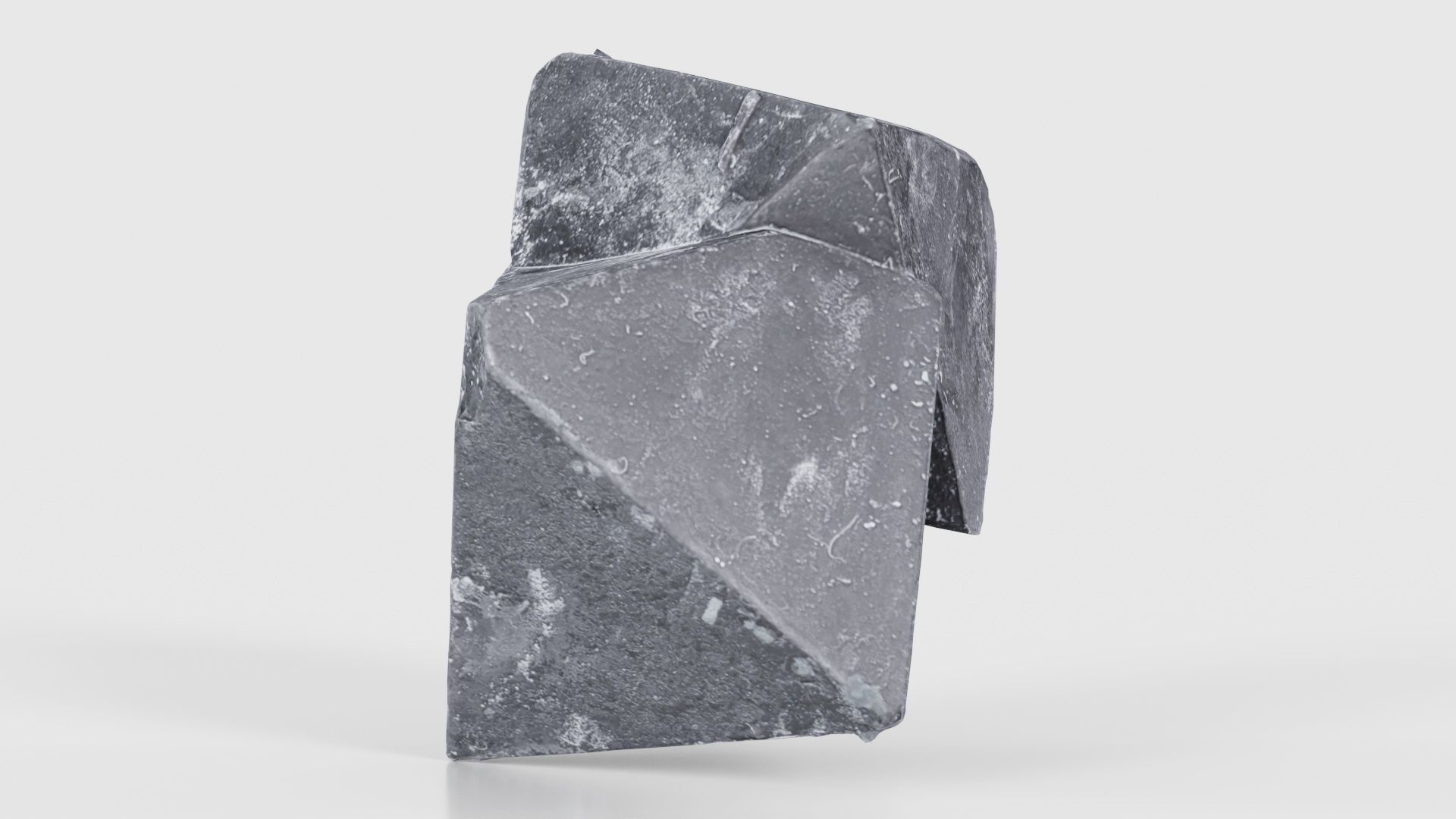 Black Salt Crystal 03 Low-poly 3D model_15