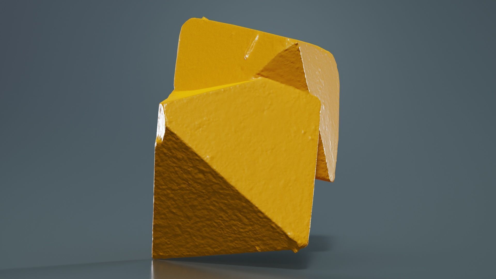 Black Salt Crystal 03 Low-poly 3D model_12