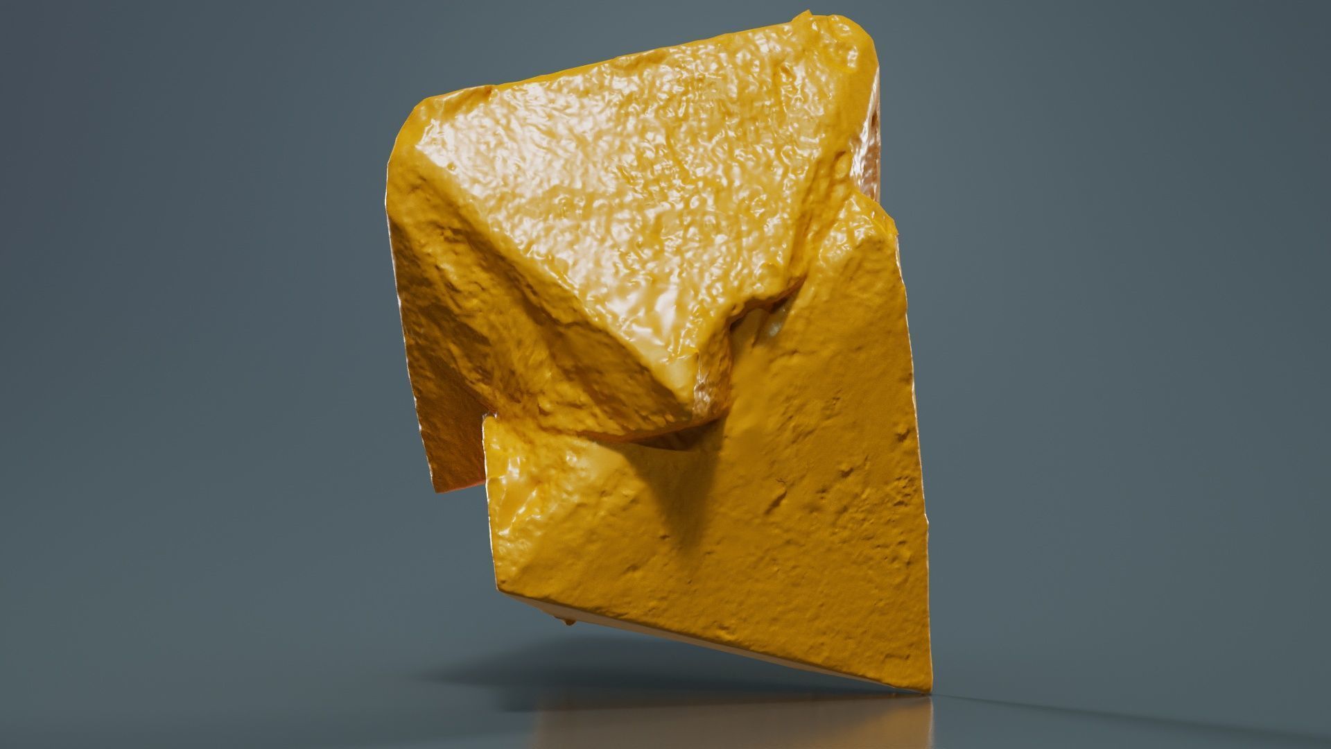 Black Salt Crystal 03 Low-poly 3D model_13