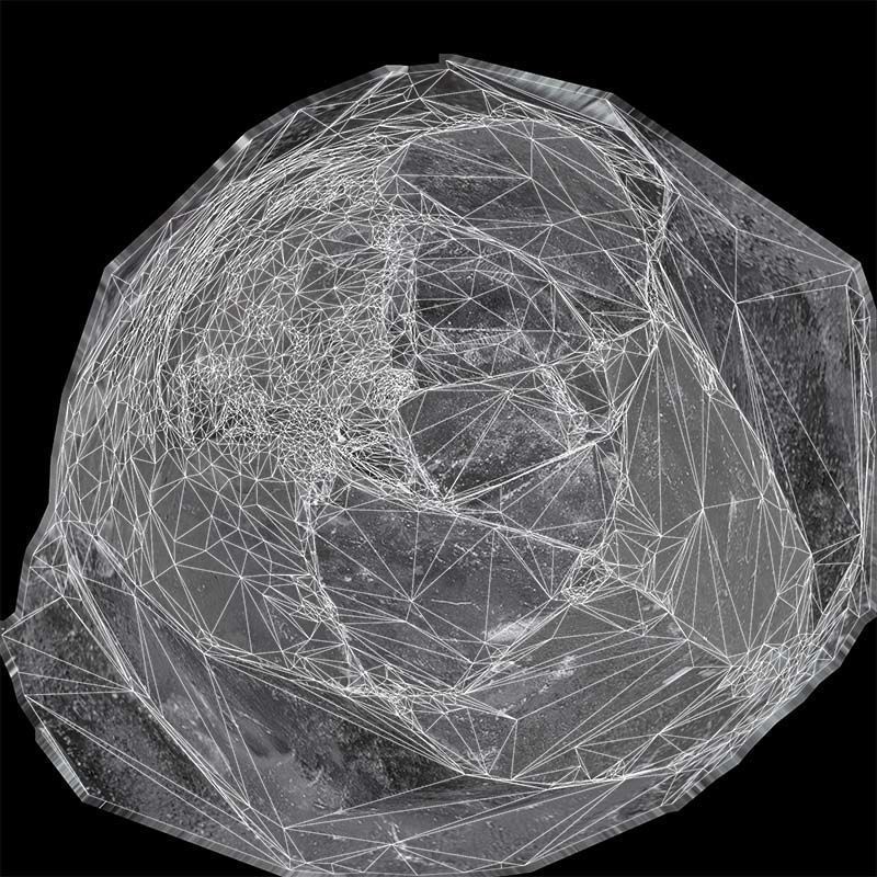 Black Salt Crystal 03 Low-poly 3D model_14