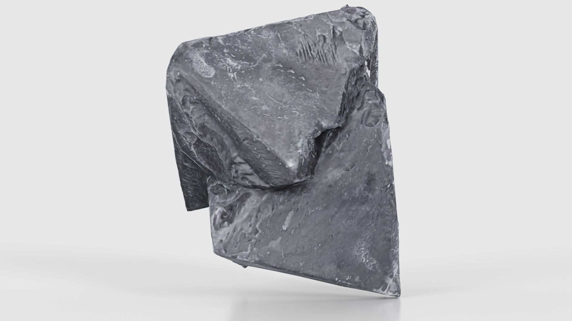 Black Salt Crystal 03 Low-poly 3D model_21