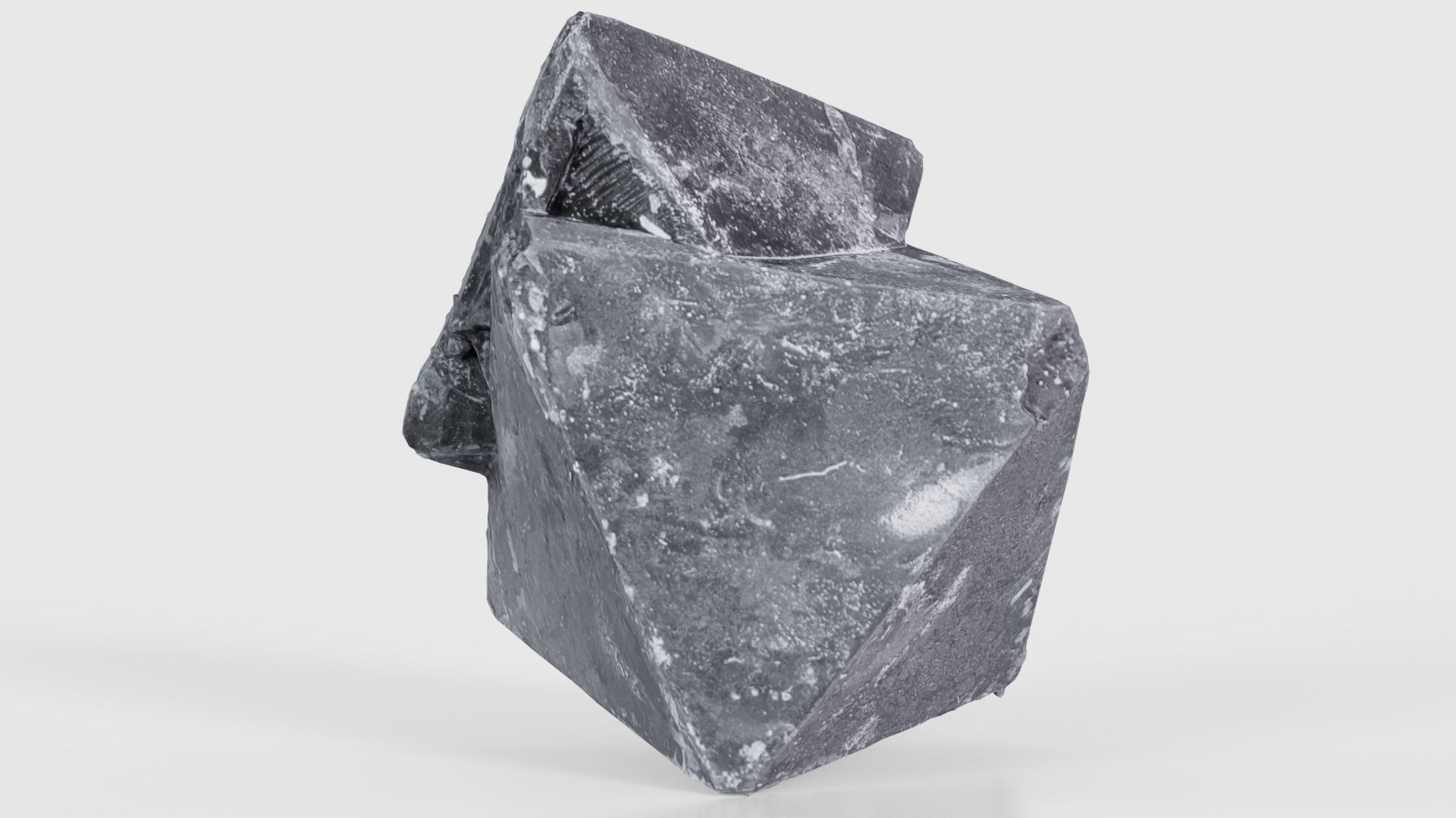 Black Salt Crystal 03 Low-poly 3D model_18