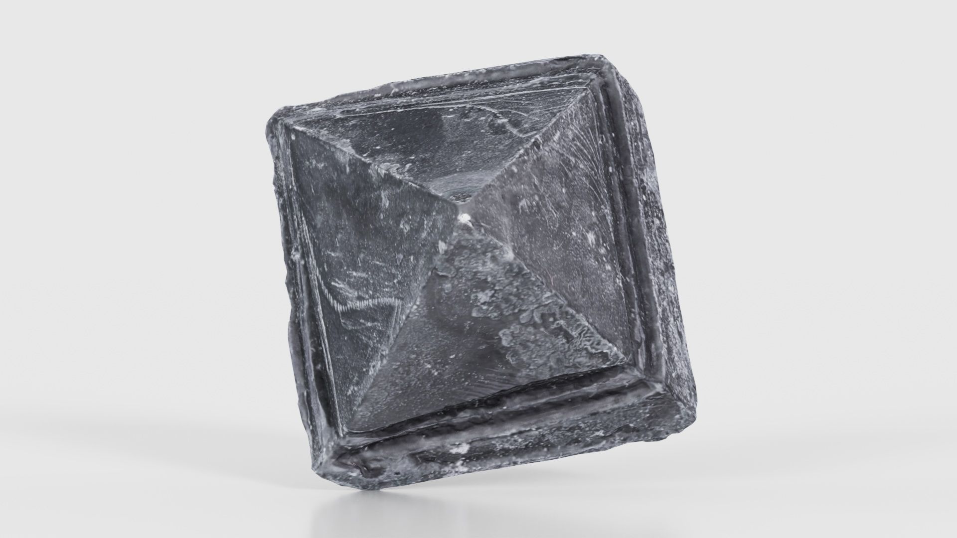 Black Salt Crystal 04 Low-poly 3D model_21