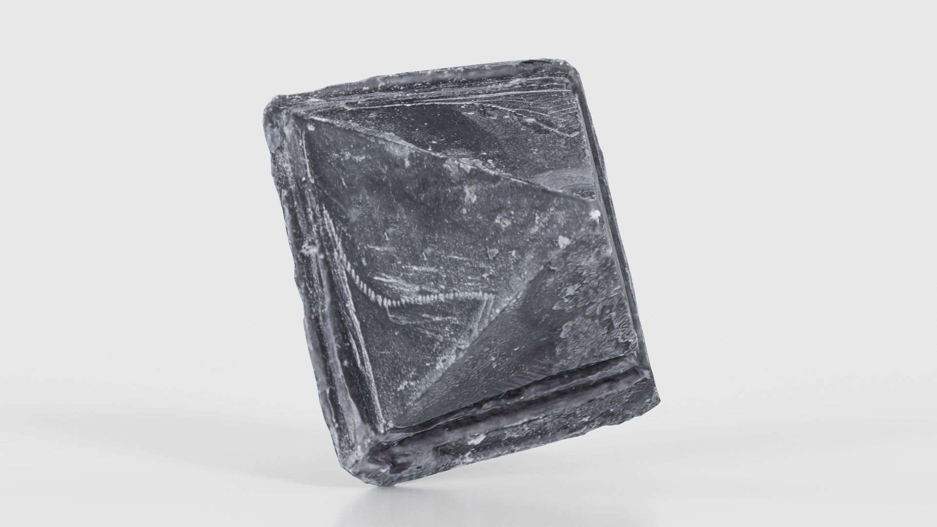Black Salt Crystal 04 Low-poly 3D model_22