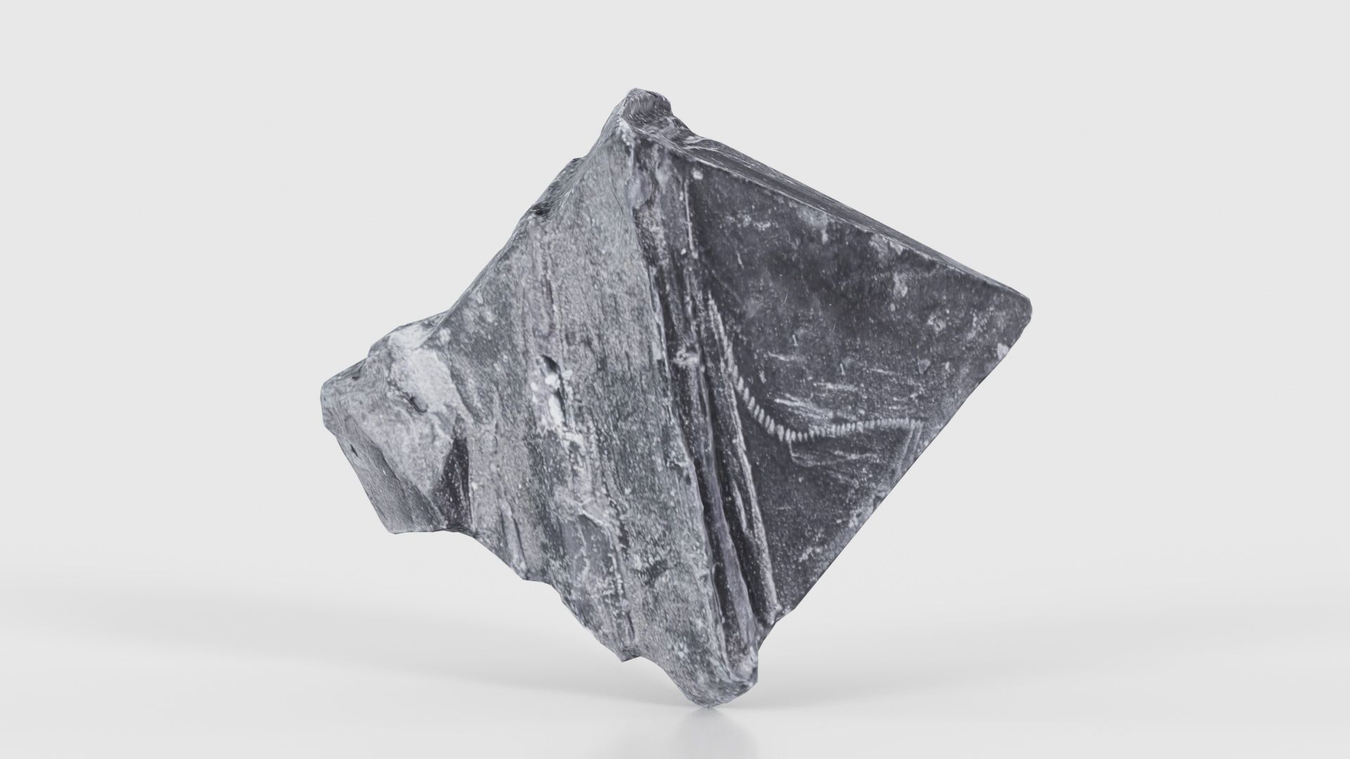 Black Salt Crystal 04 Low-poly 3D model_24