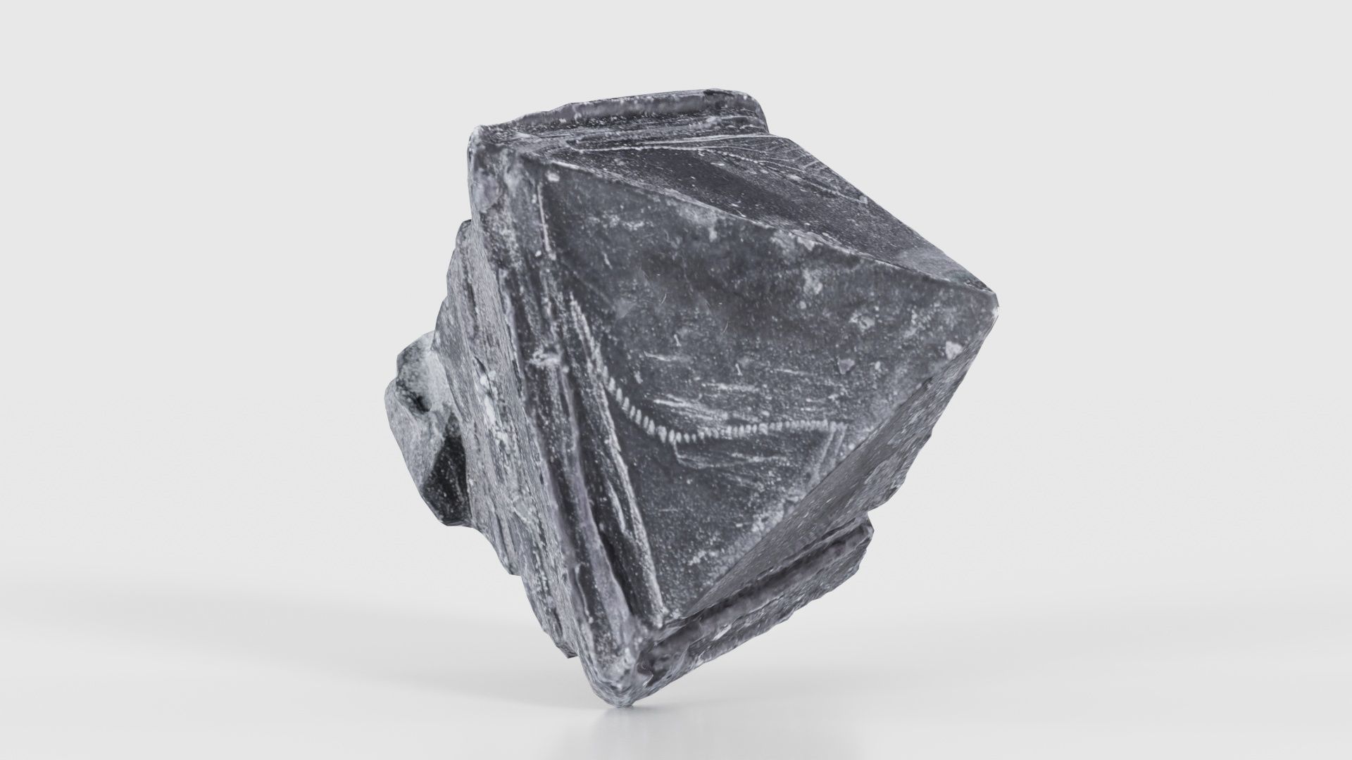 Black Salt Crystal 04 Low-poly 3D model_23