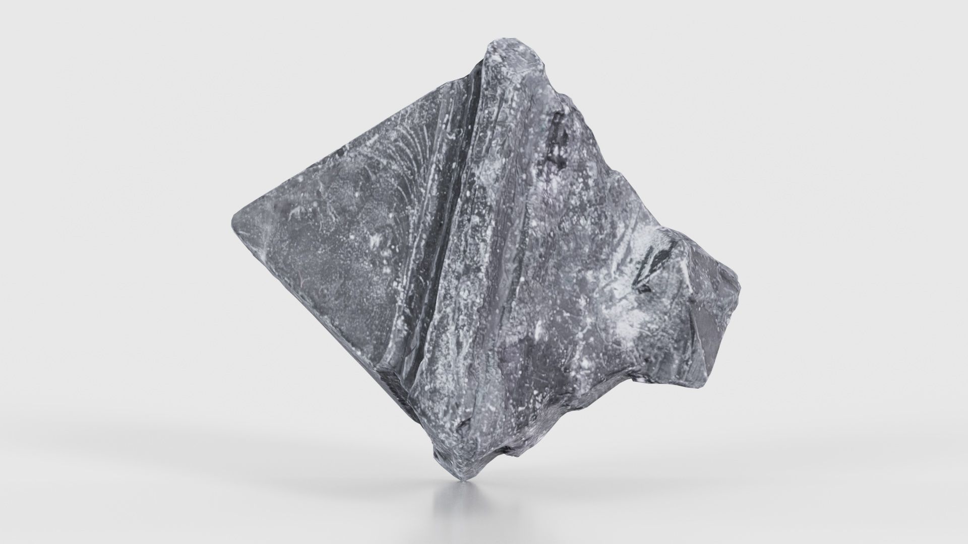 Black Salt Crystal 04 Low-poly 3D model_18