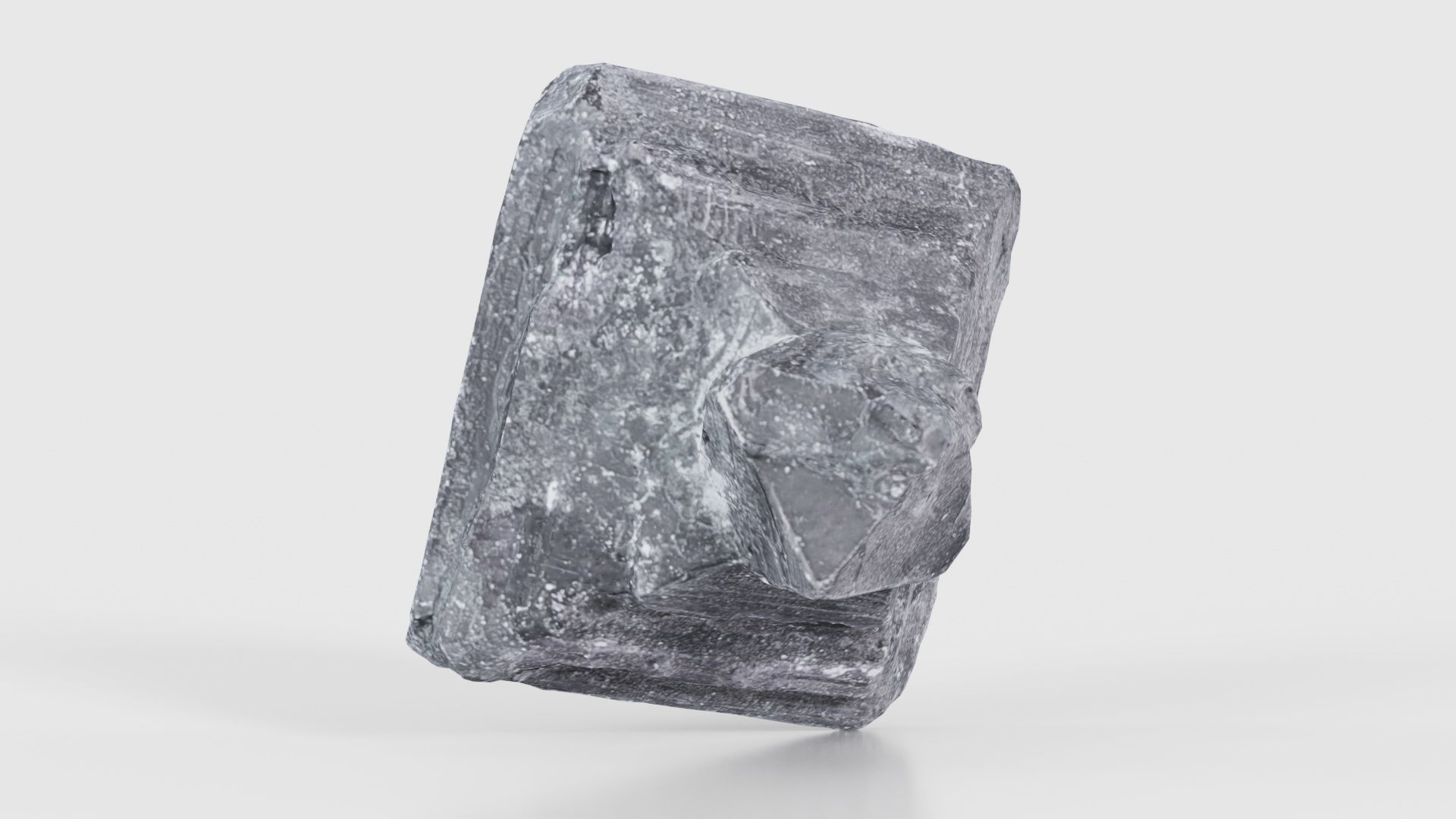 Black Salt Crystal 04 Low-poly 3D model_16