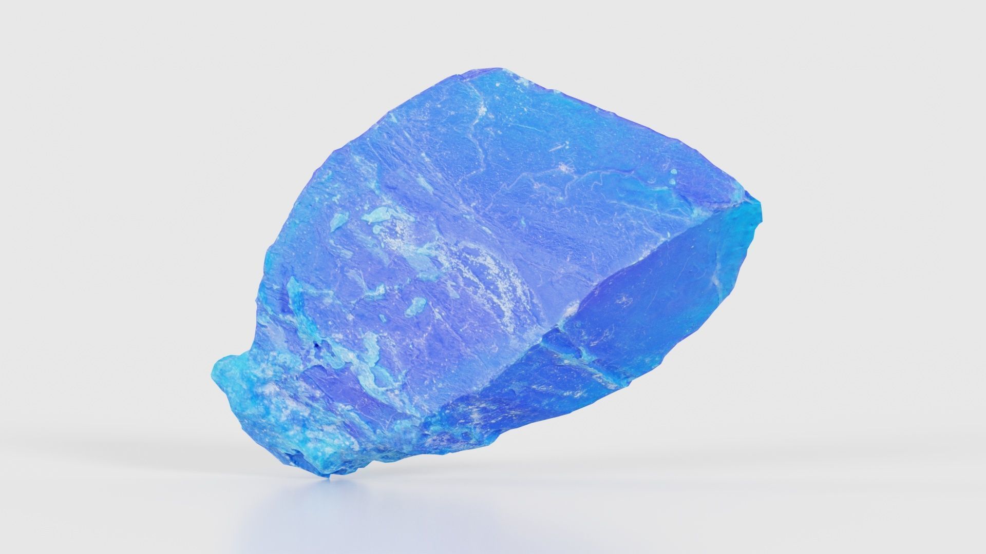 Blue Salt Crystal 02 Low-poly 3D model_21