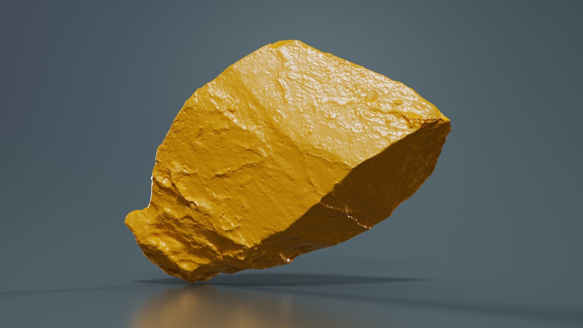 Blue Salt Crystal 02 Low-poly 3D model_13