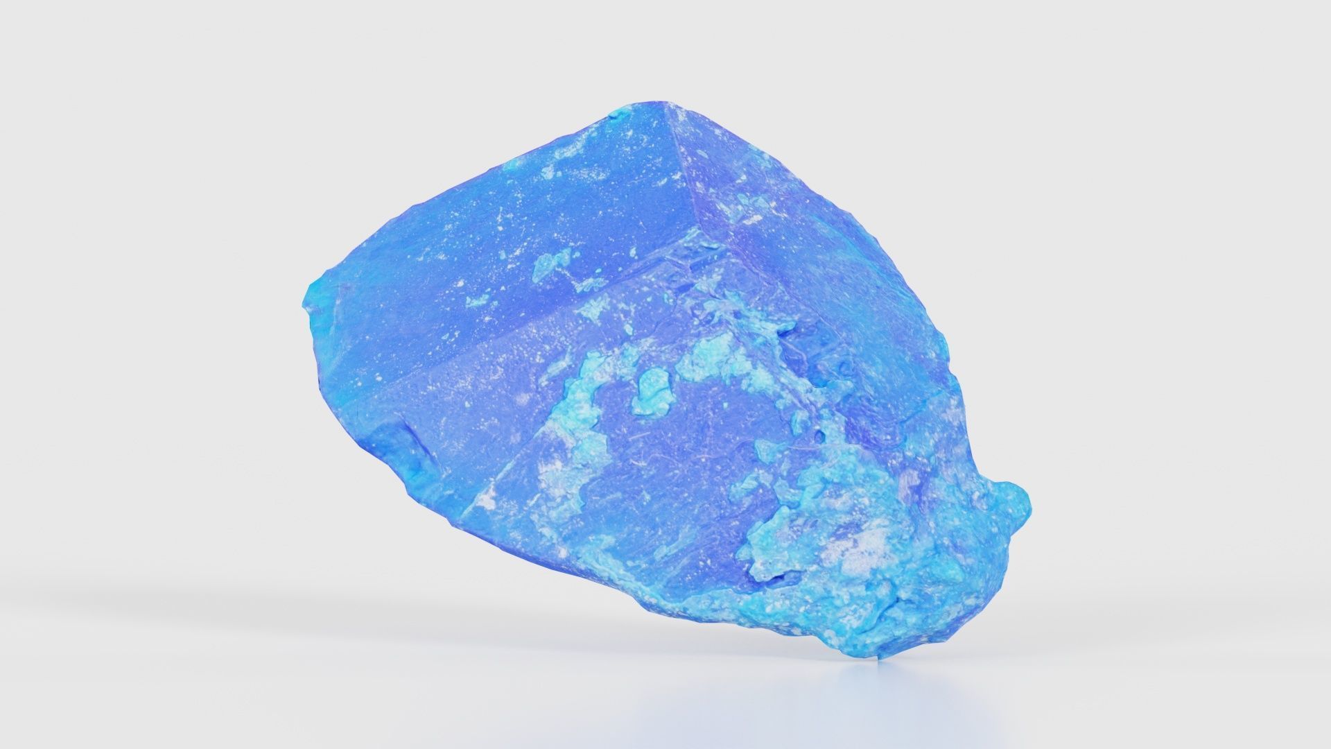 Blue Salt Crystal 02 Low-poly 3D model_15