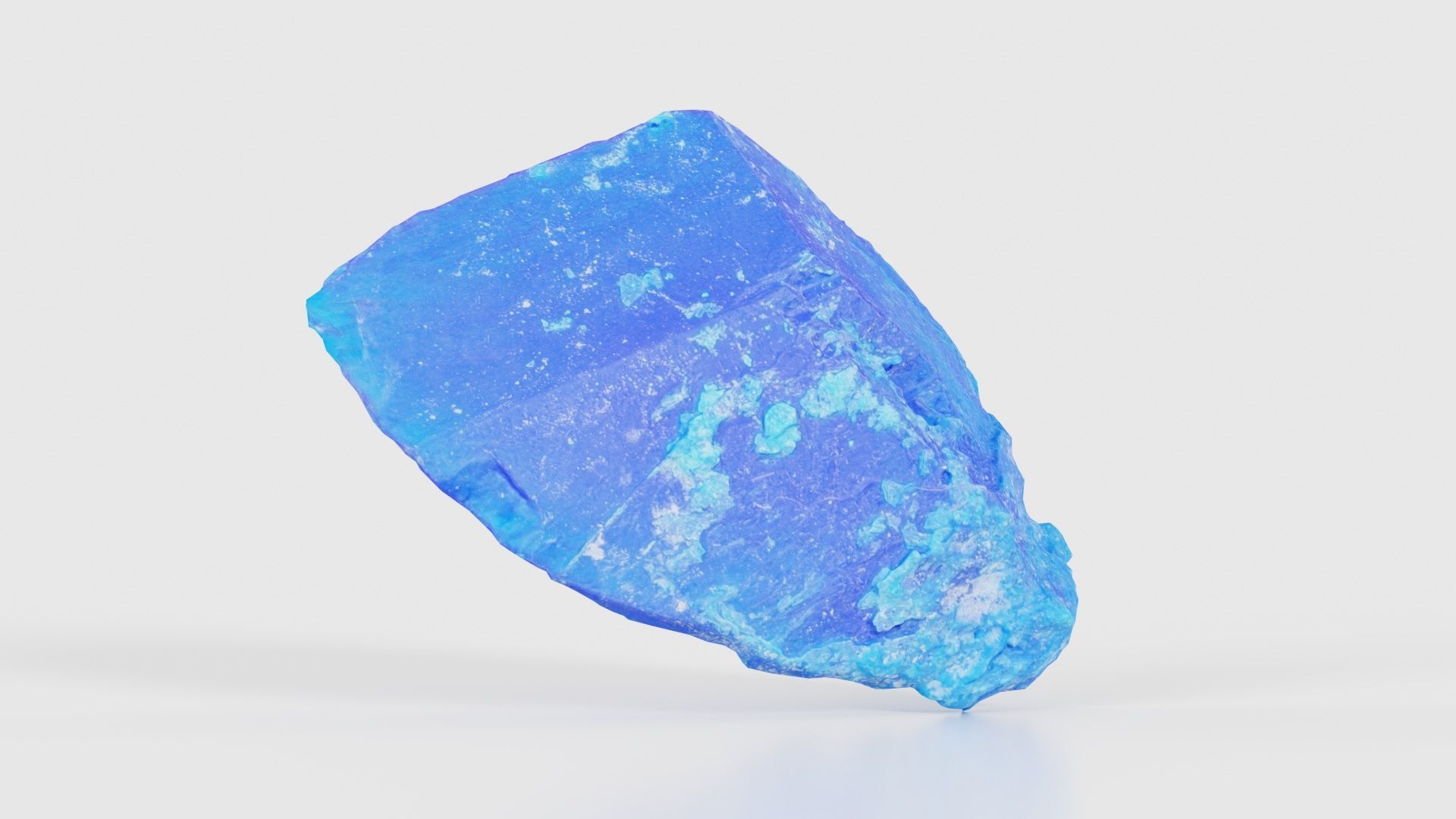 Blue Salt Crystal 02 Low-poly 3D model_16