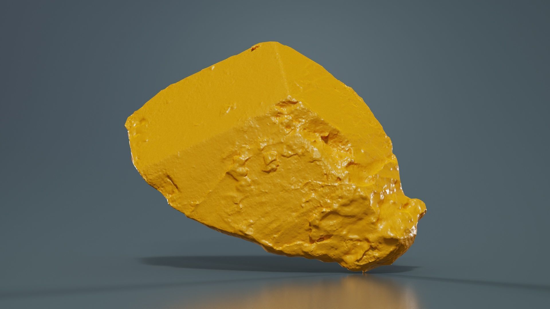 Blue Salt Crystal 02 Low-poly 3D model_12