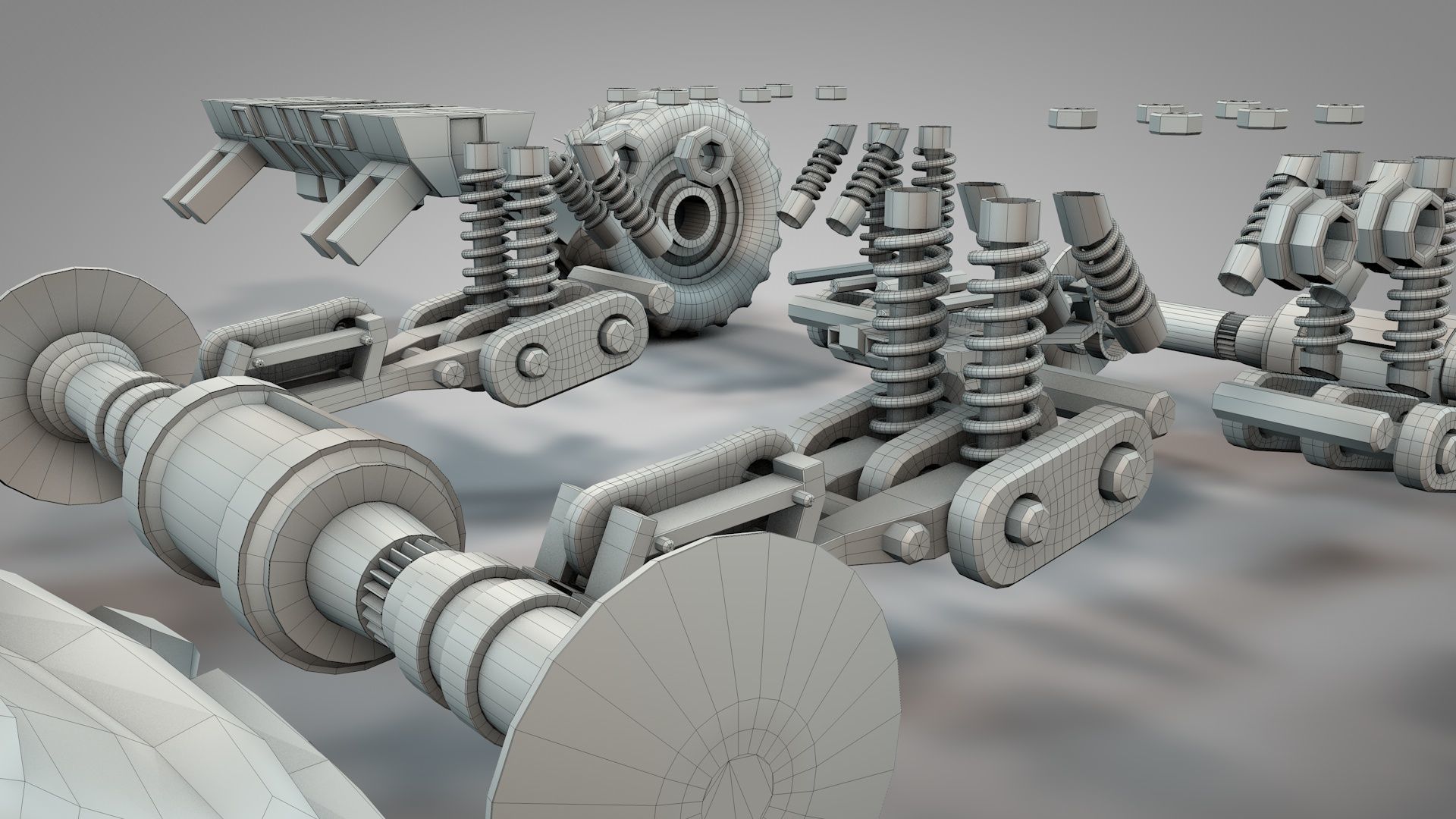 Apocalyptic War Cars v3 3D model_17