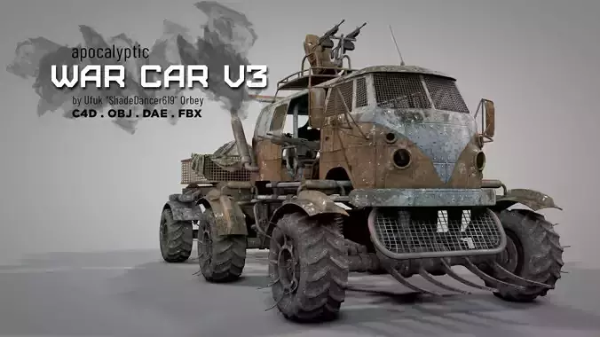 Apocalyptic War Cars v3