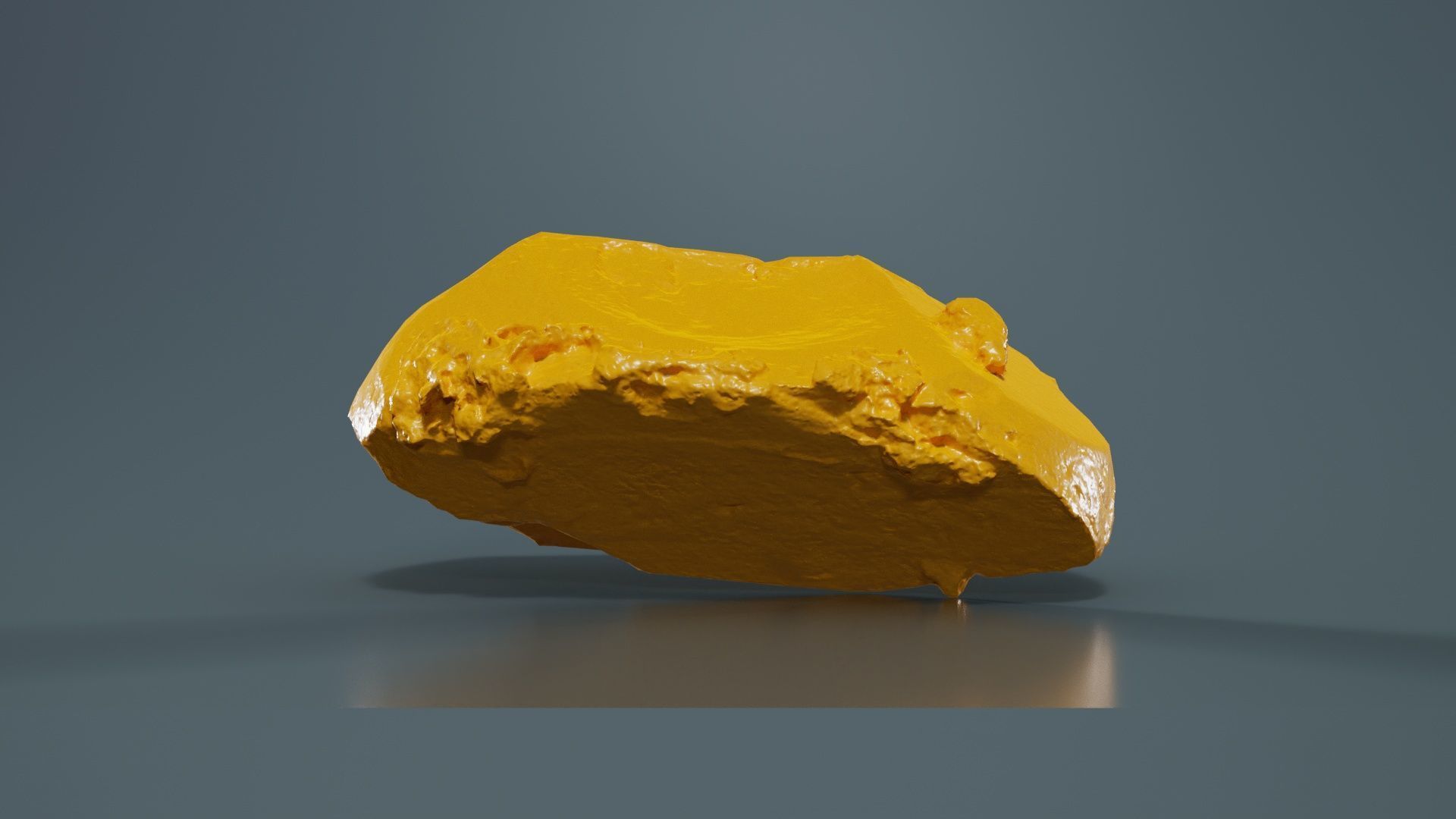 Blue Salt Crystal 03 Low-poly 3D model_12