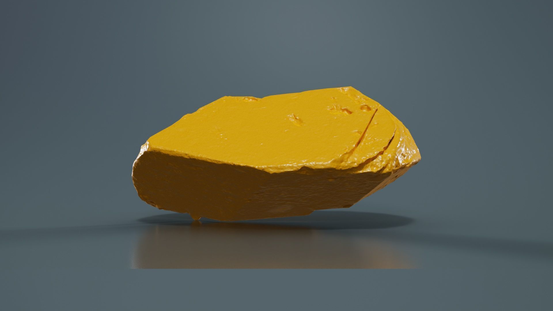 Blue Salt Crystal 03 Low-poly 3D model_13