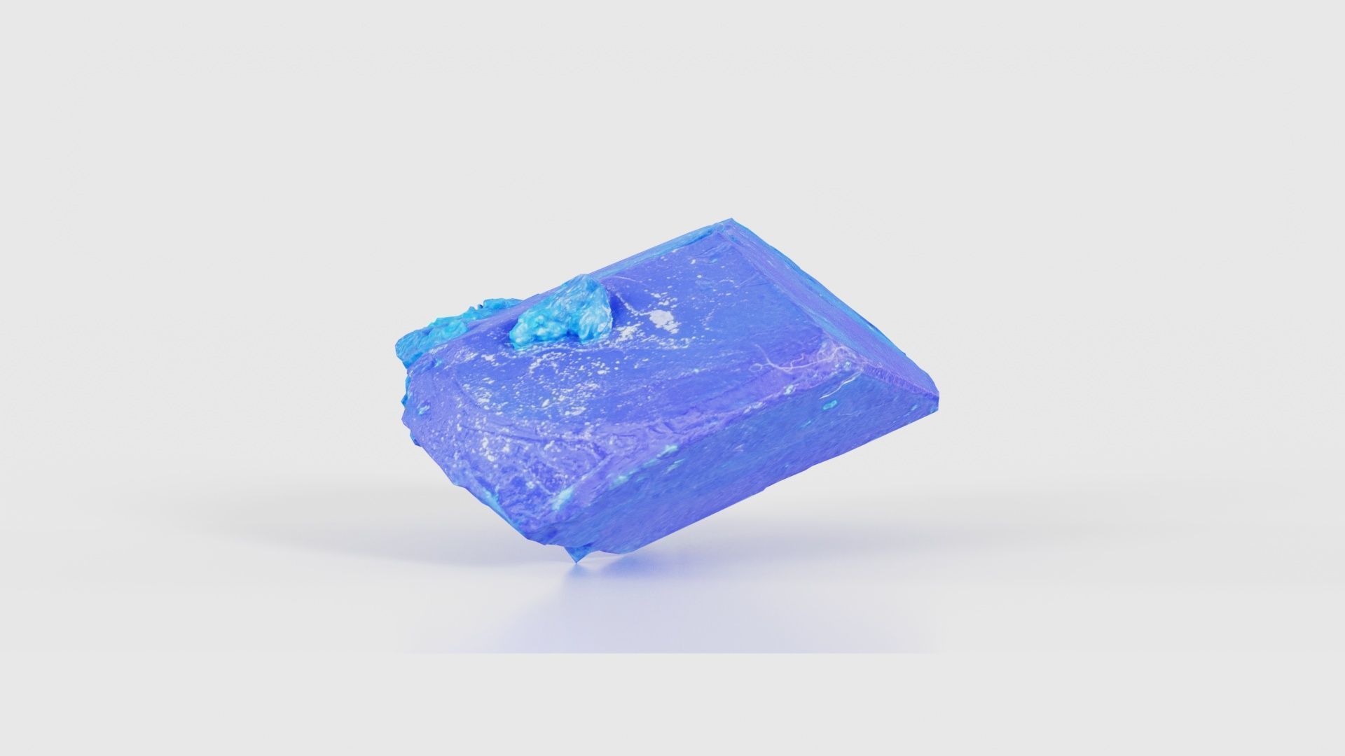 Blue Salt Crystal 03 Low-poly 3D model_24