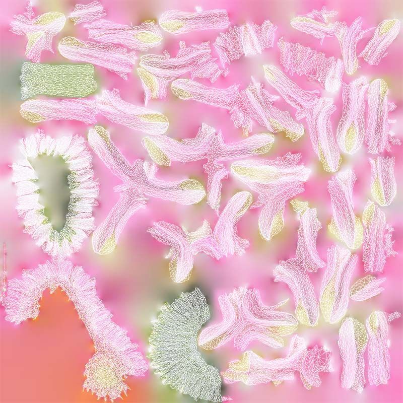 Barberton Daisy Gerbera Jamesonii 2 Low-poly 3D model_14