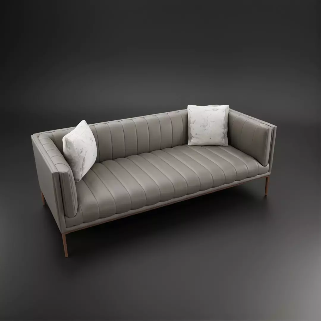 miniature sofa 3D print model_0